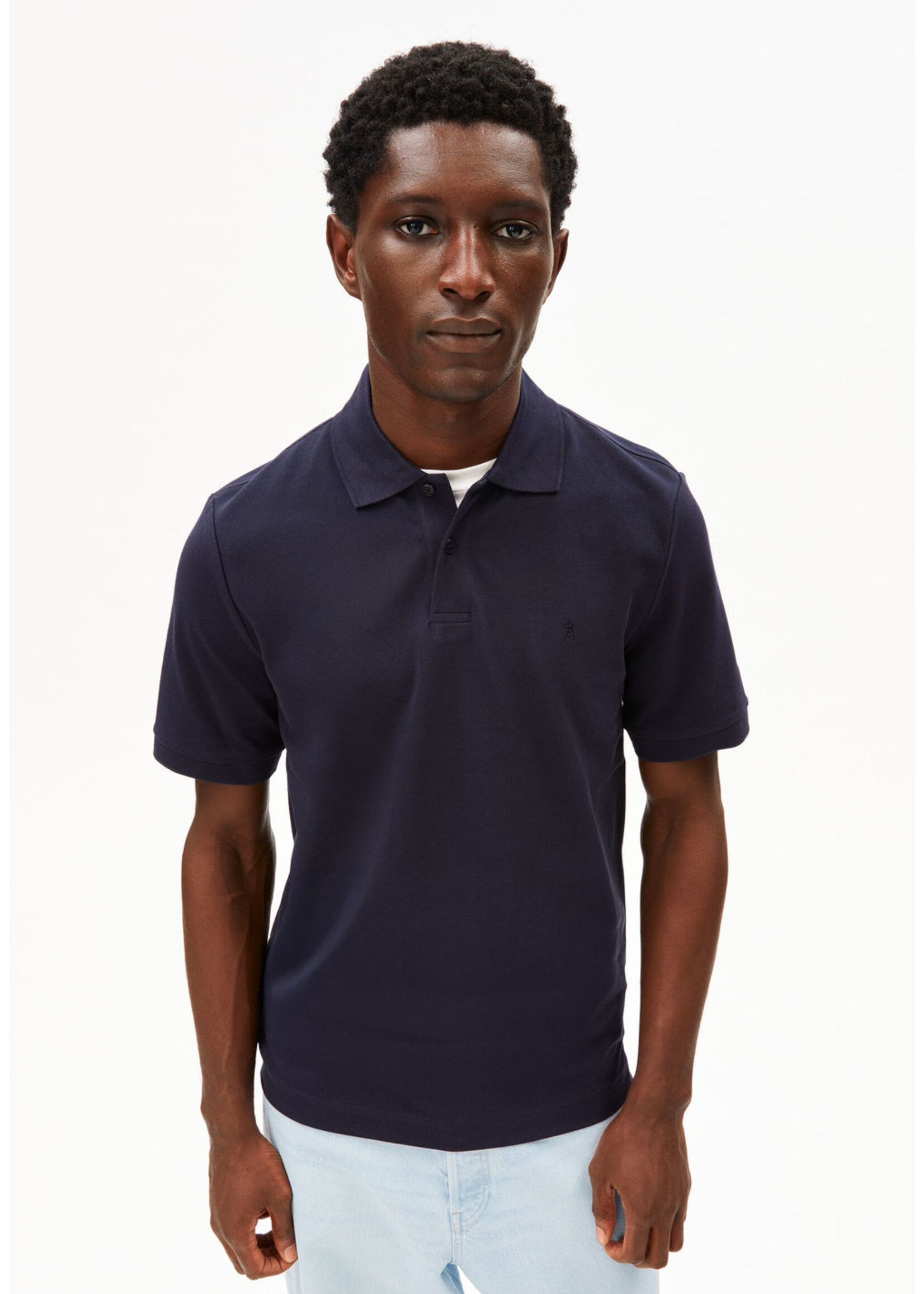 Armedangels Armedangels Chemise Polo Maario - Night Sky