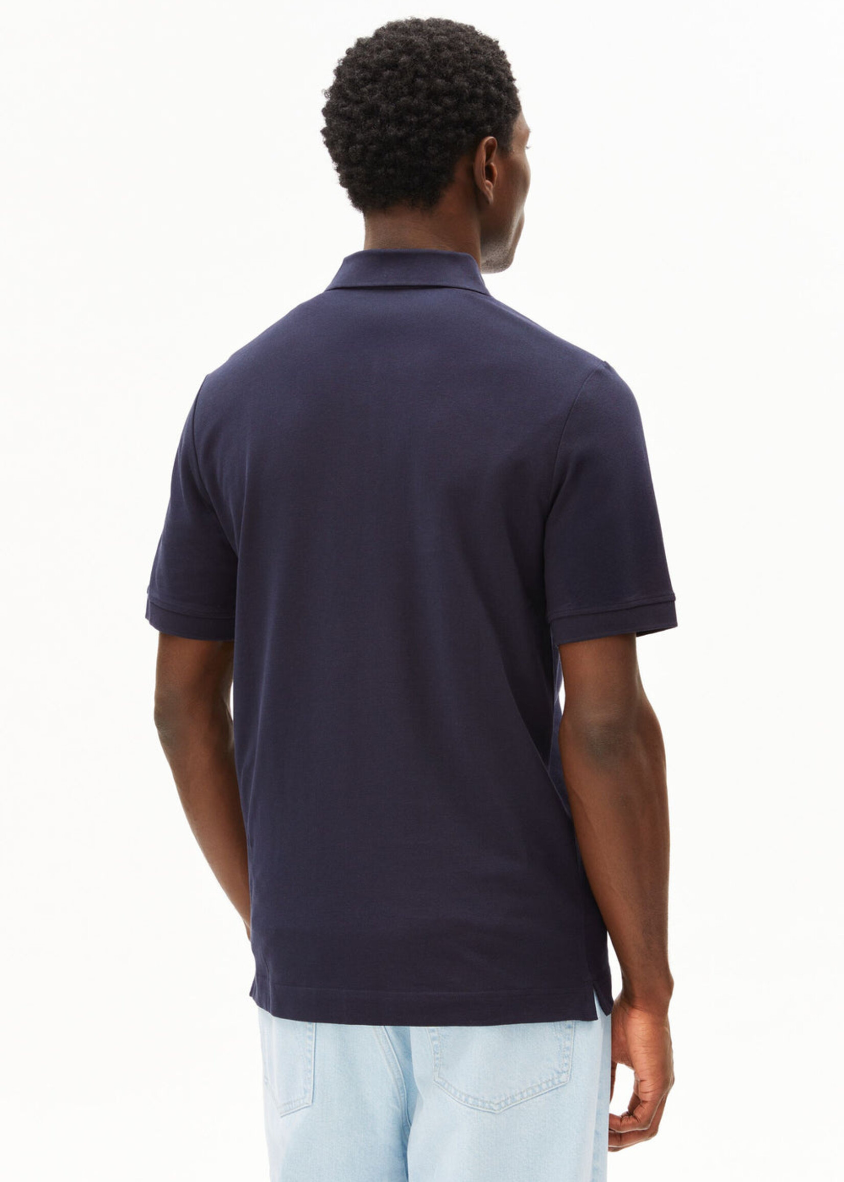 Armedangels Armedangels Maario Polo Shirt - Night Sky