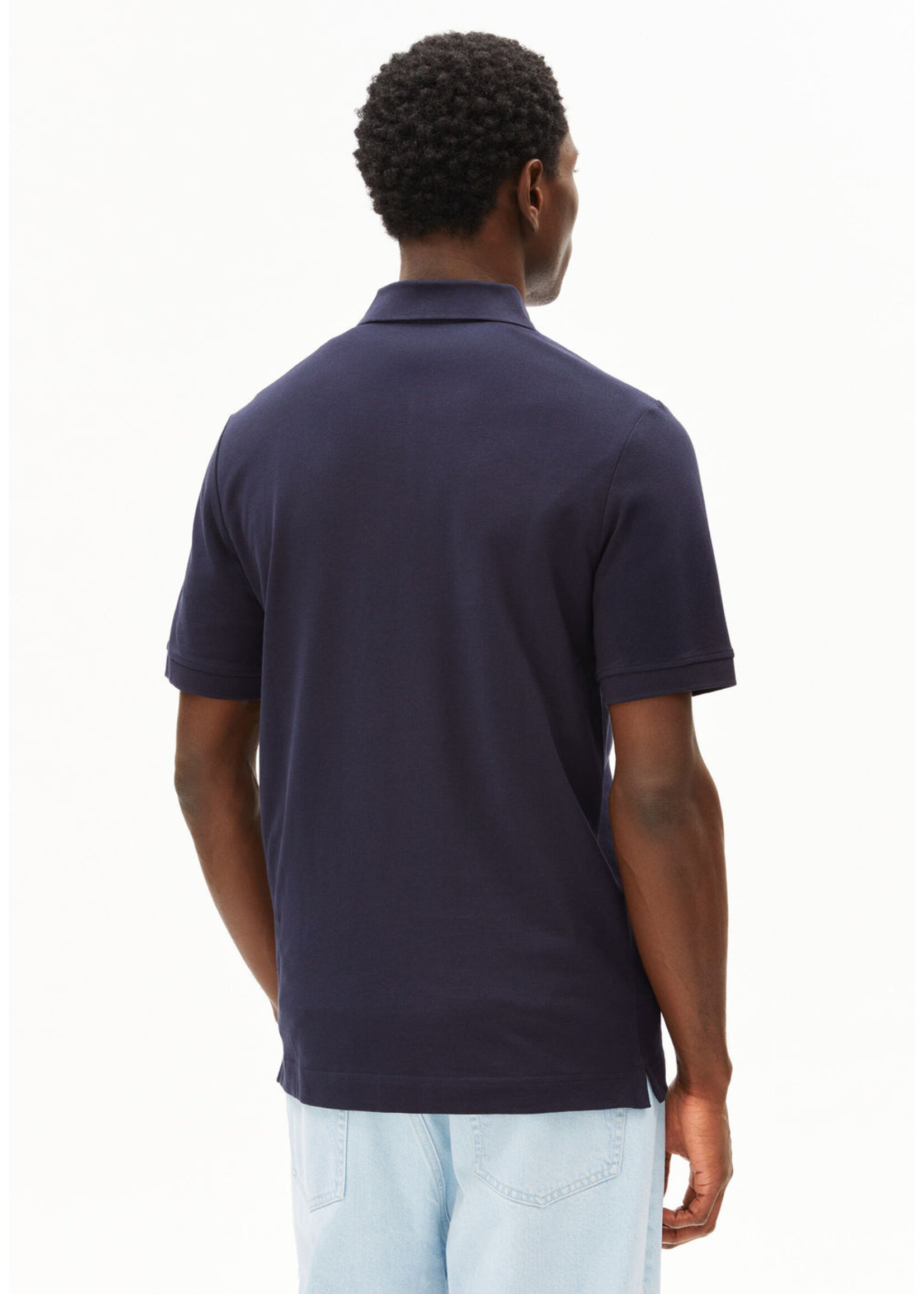 Armedangels Armedangels Maario Polo Shirt - Night Sky