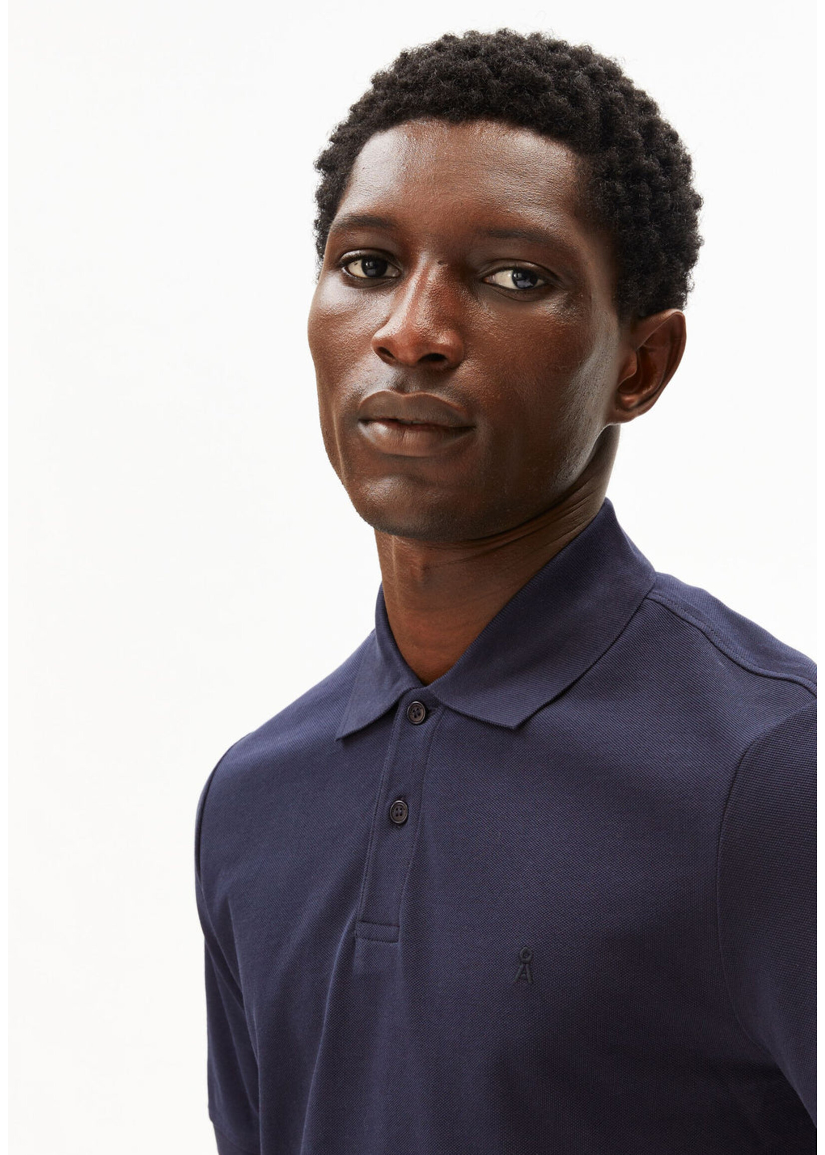 Armedangels Armedangels Chemise Polo Maario - Night Sky