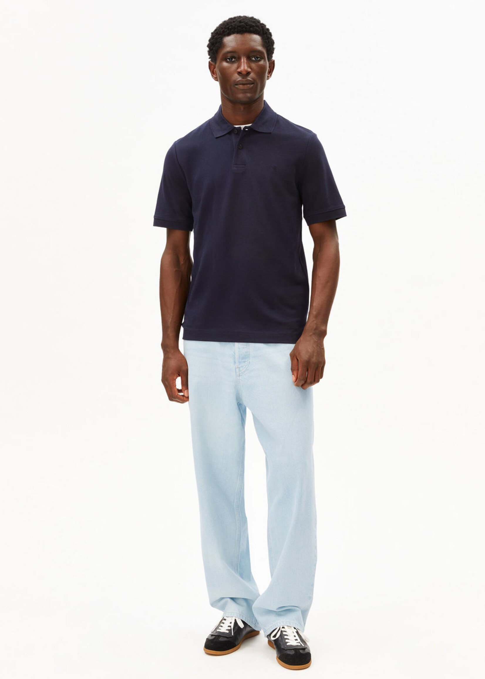 Armedangels Armedangels Chemise Polo Maario - Night Sky