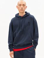 Armedangels Armedangels Iconic Kiraan Dye Hoodie - Night Sky Washed