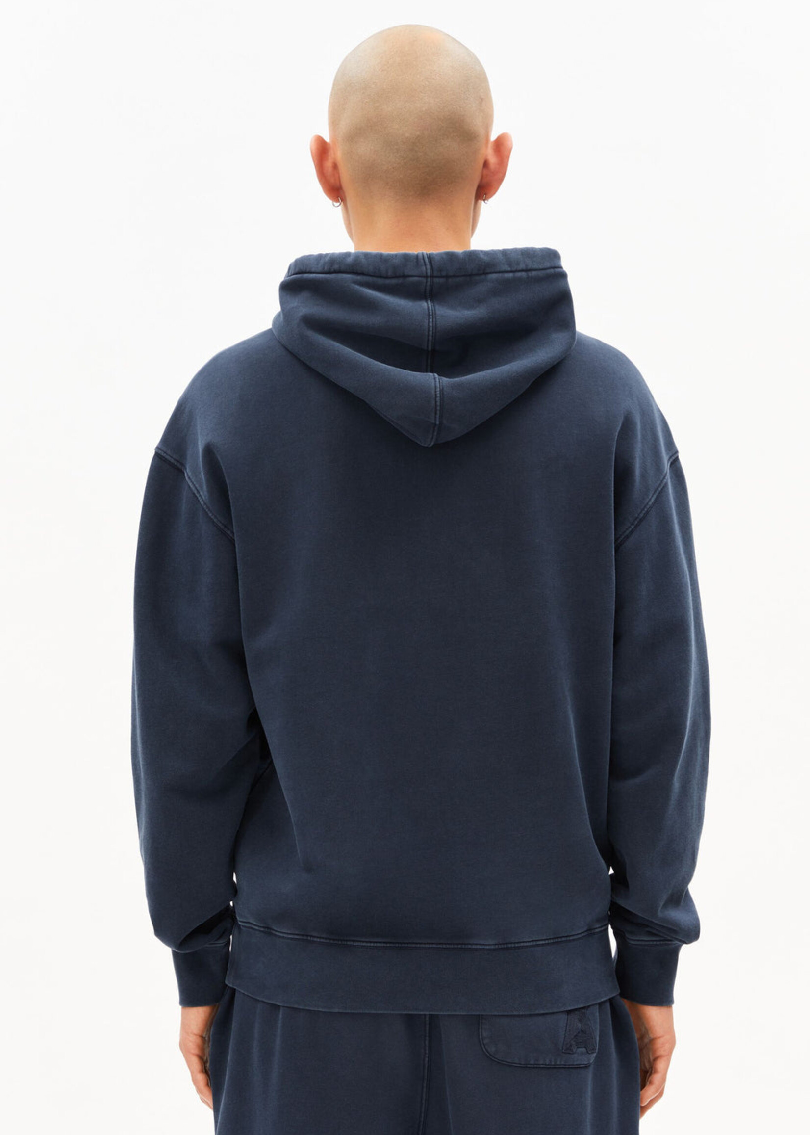 Armedangels Armedangels Sweat À Capuche Kiraan Dye - Night Sky Washed