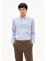 Armedangels Armedangels Quaasa Stripe Shirt - White/Dark Morning