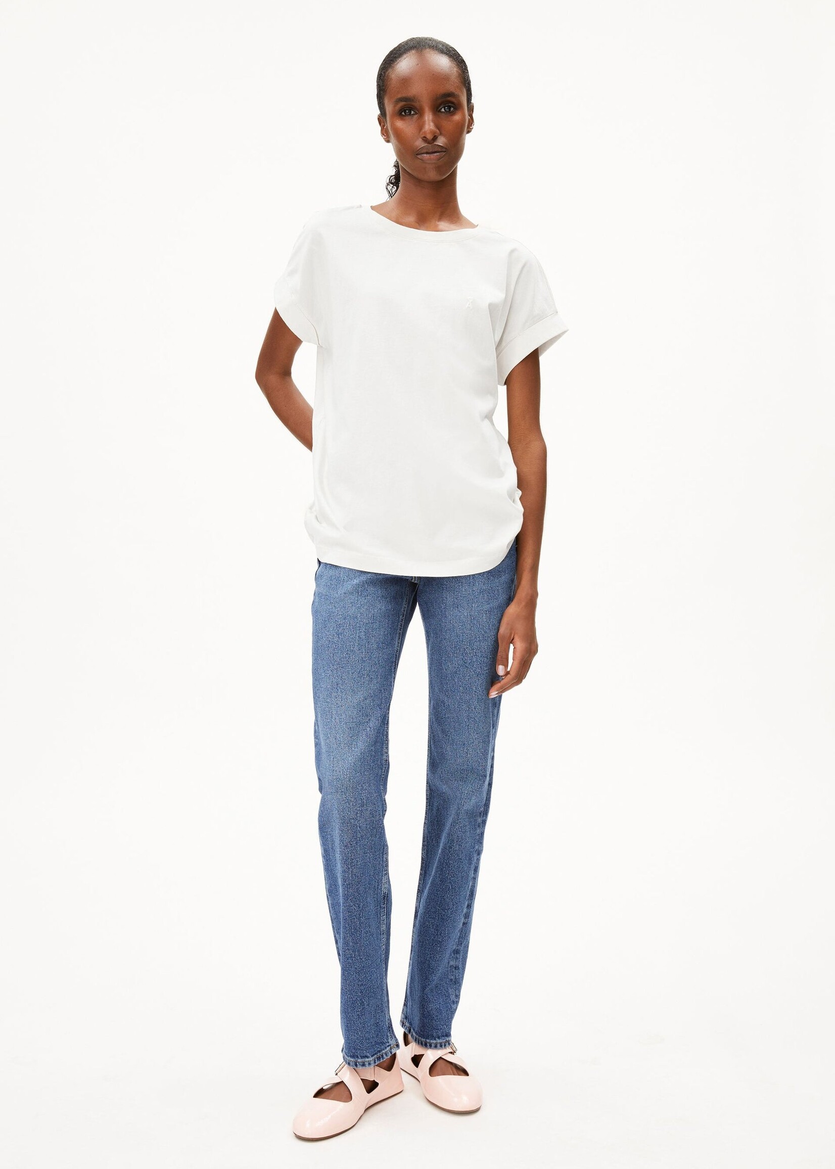 Armedangels Armedangels T-Shirt Idaara - Blanc