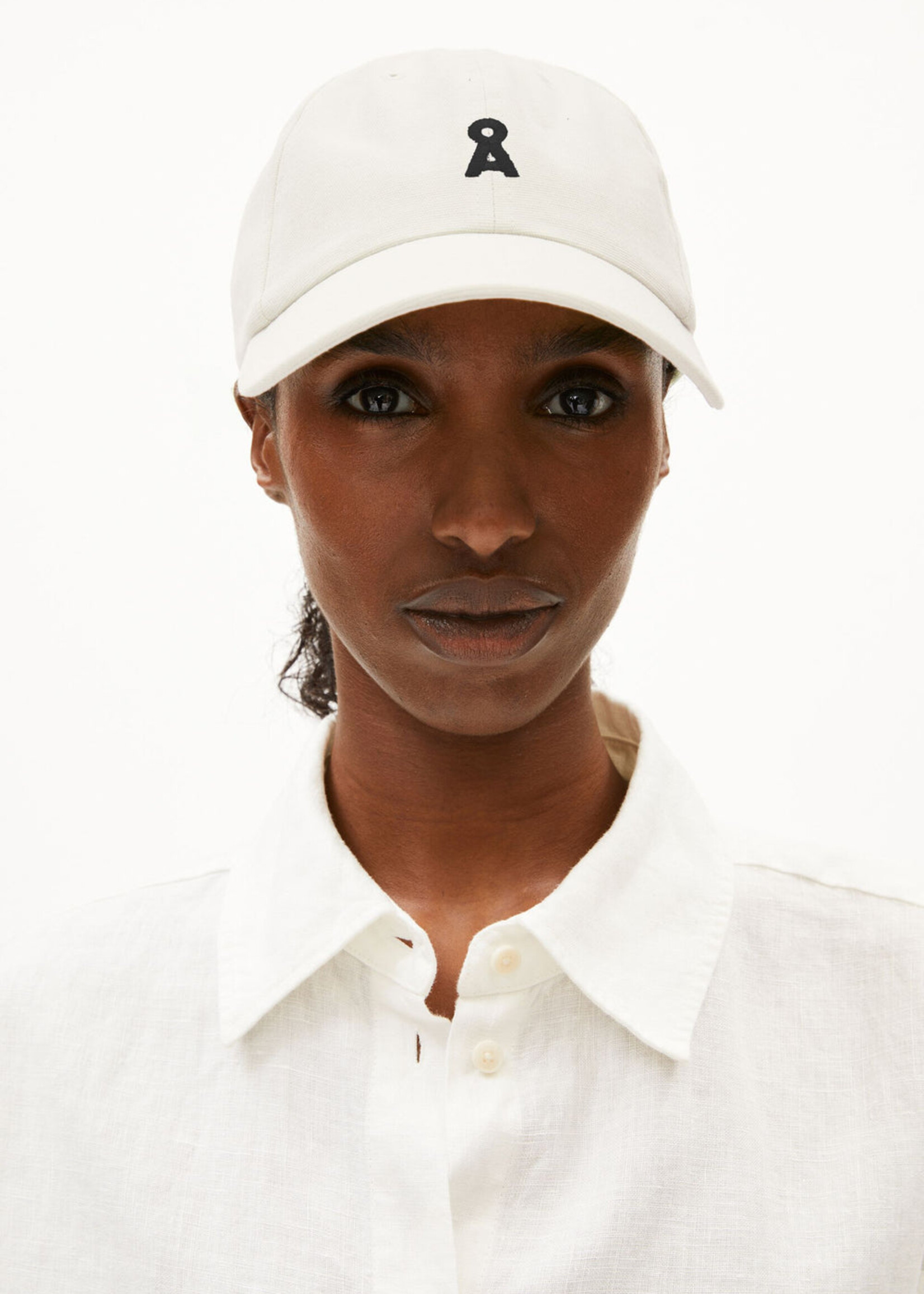 Armedangels Armedangels Casquette Yenaas - Oatmilk Black