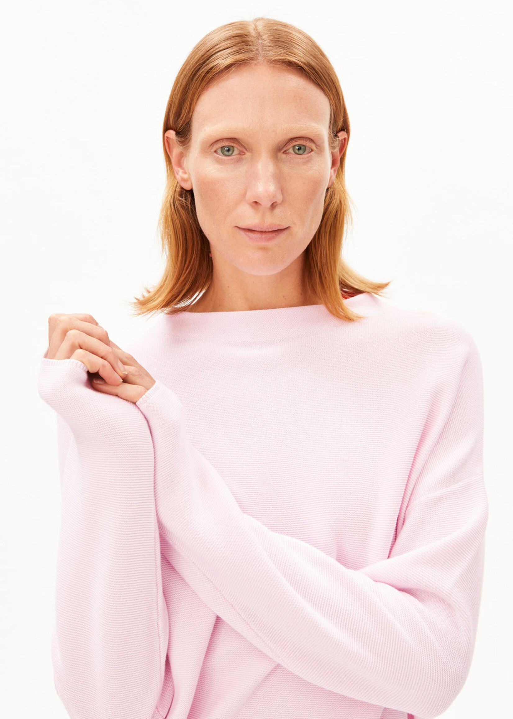 Armedangels Armedangels Merinaa Links Links Sweater - Pink Mist