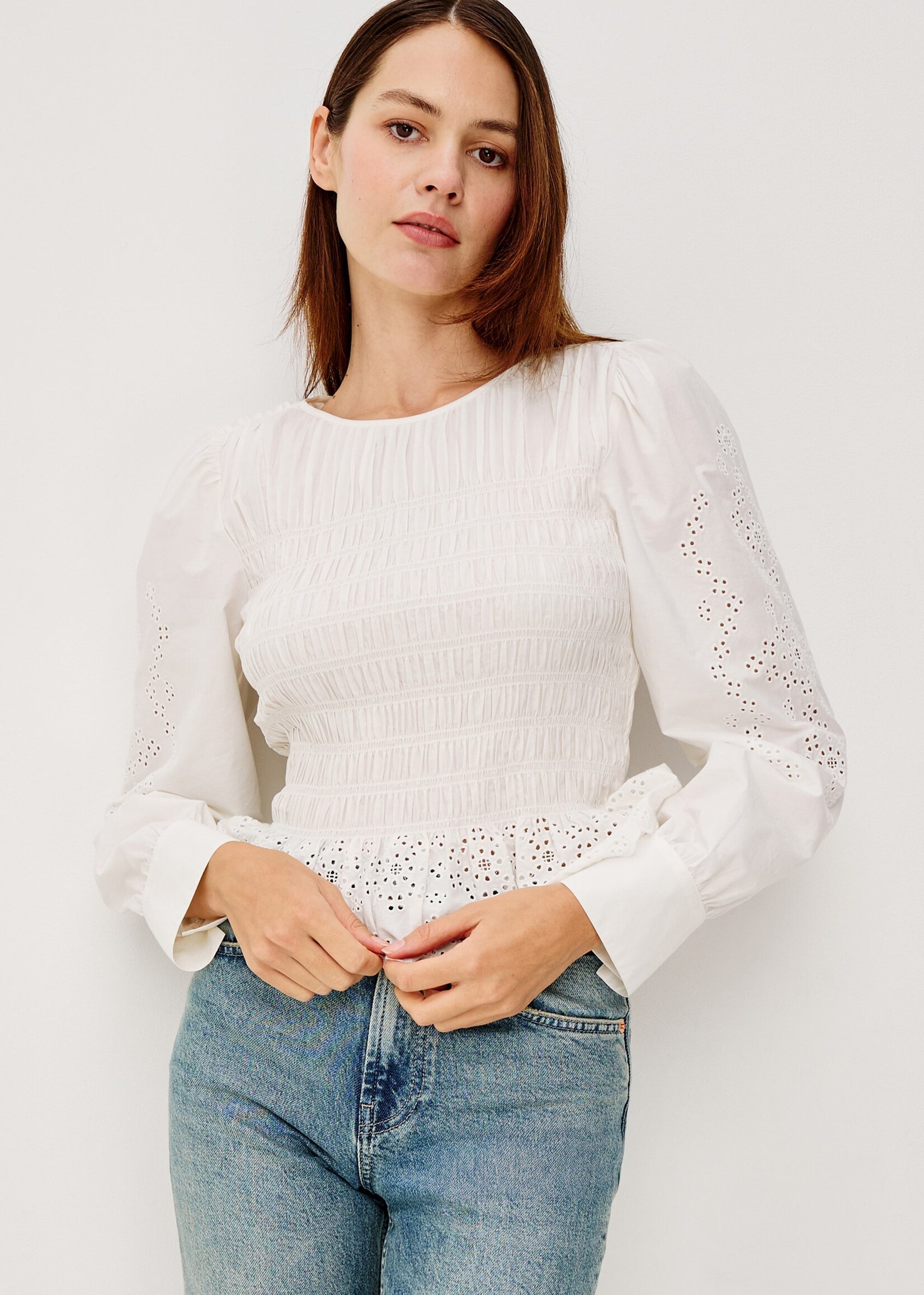 Rails Rails Haut Tabi - White Embroidery