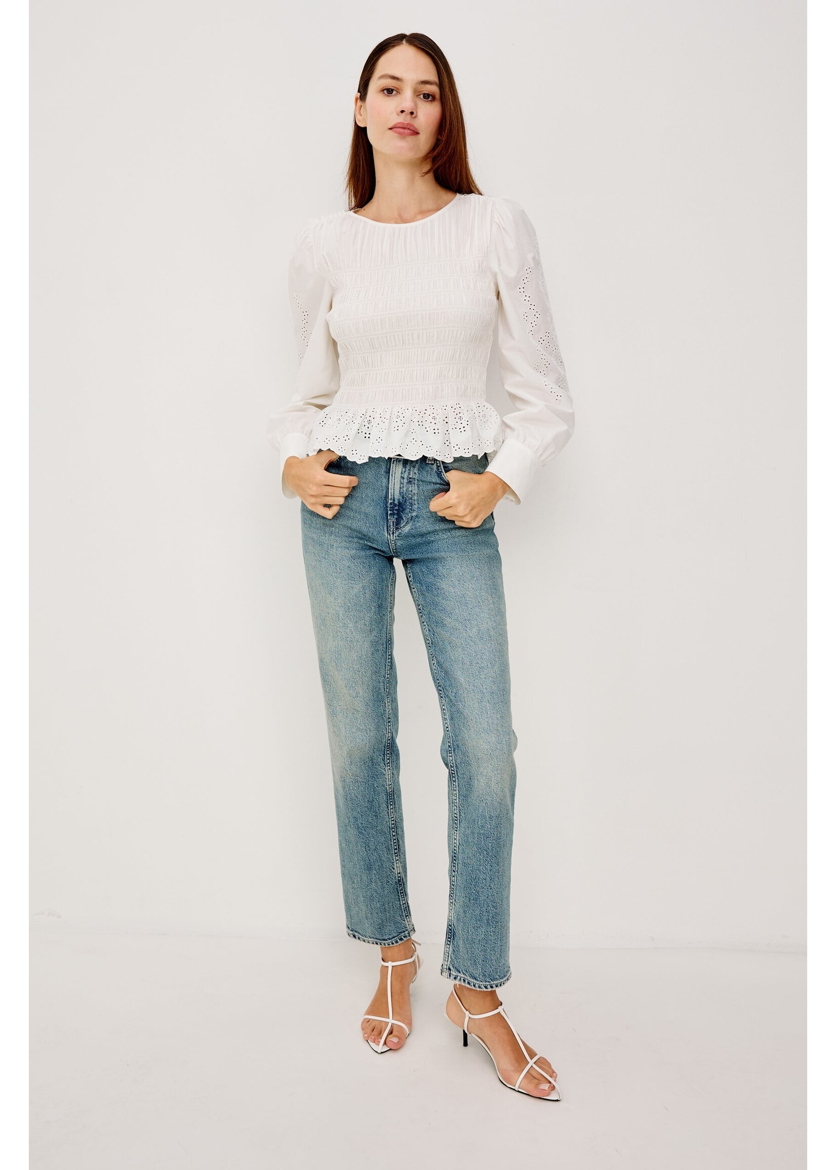 Rails Rails Haut Tabi - White Embroidery