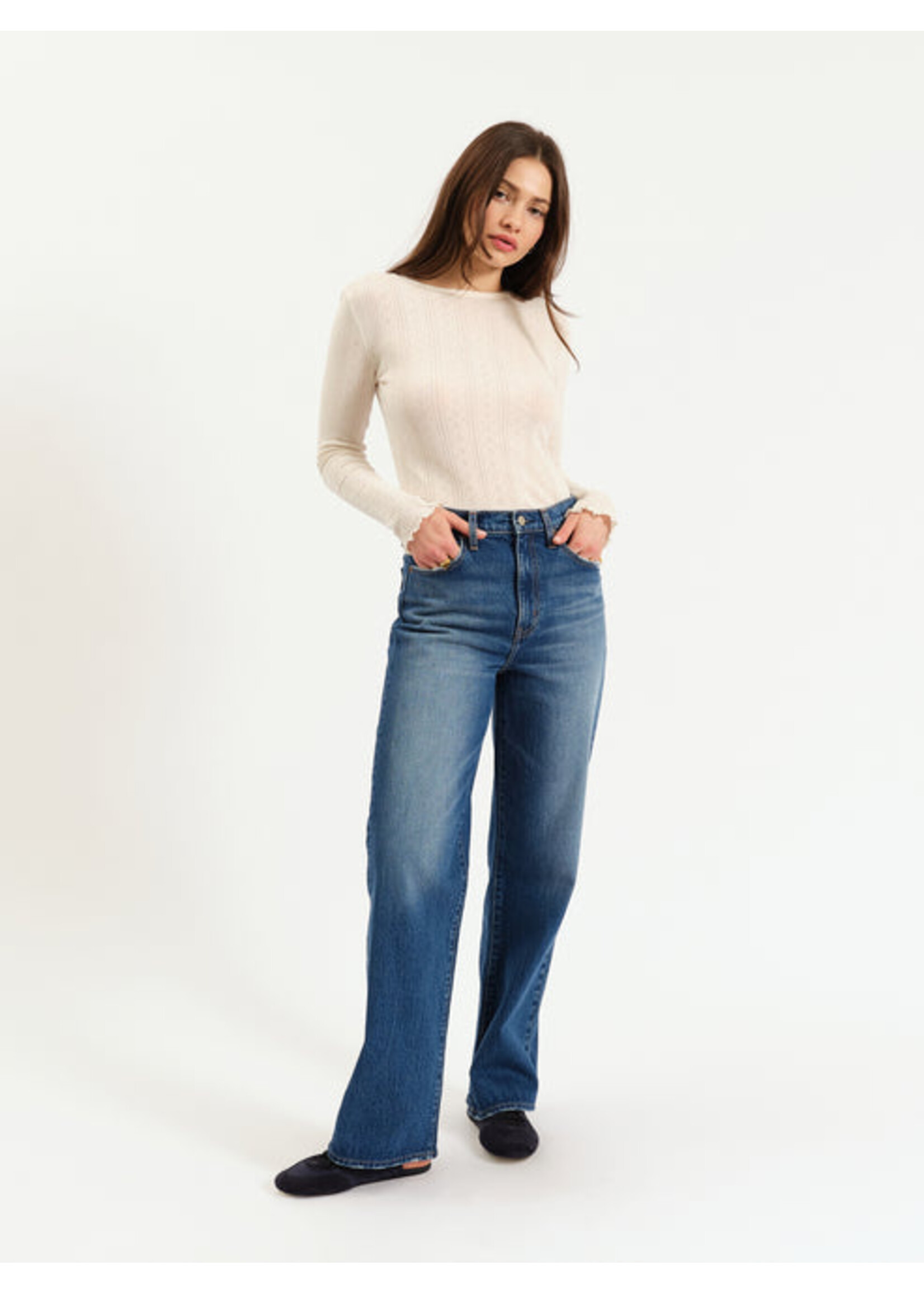 Daze Daze City Straight Leg - Bright Blue