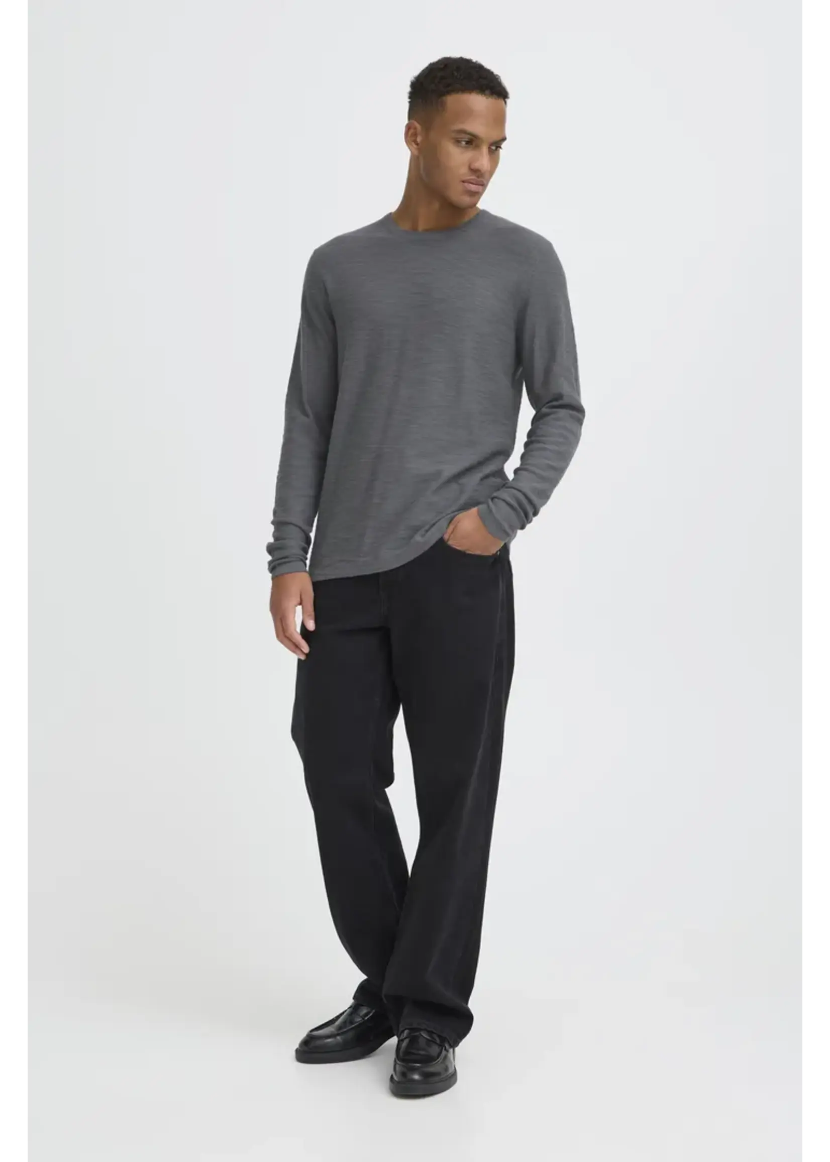 Blend Blend Pull En Maille BHAbas - Iron Gate