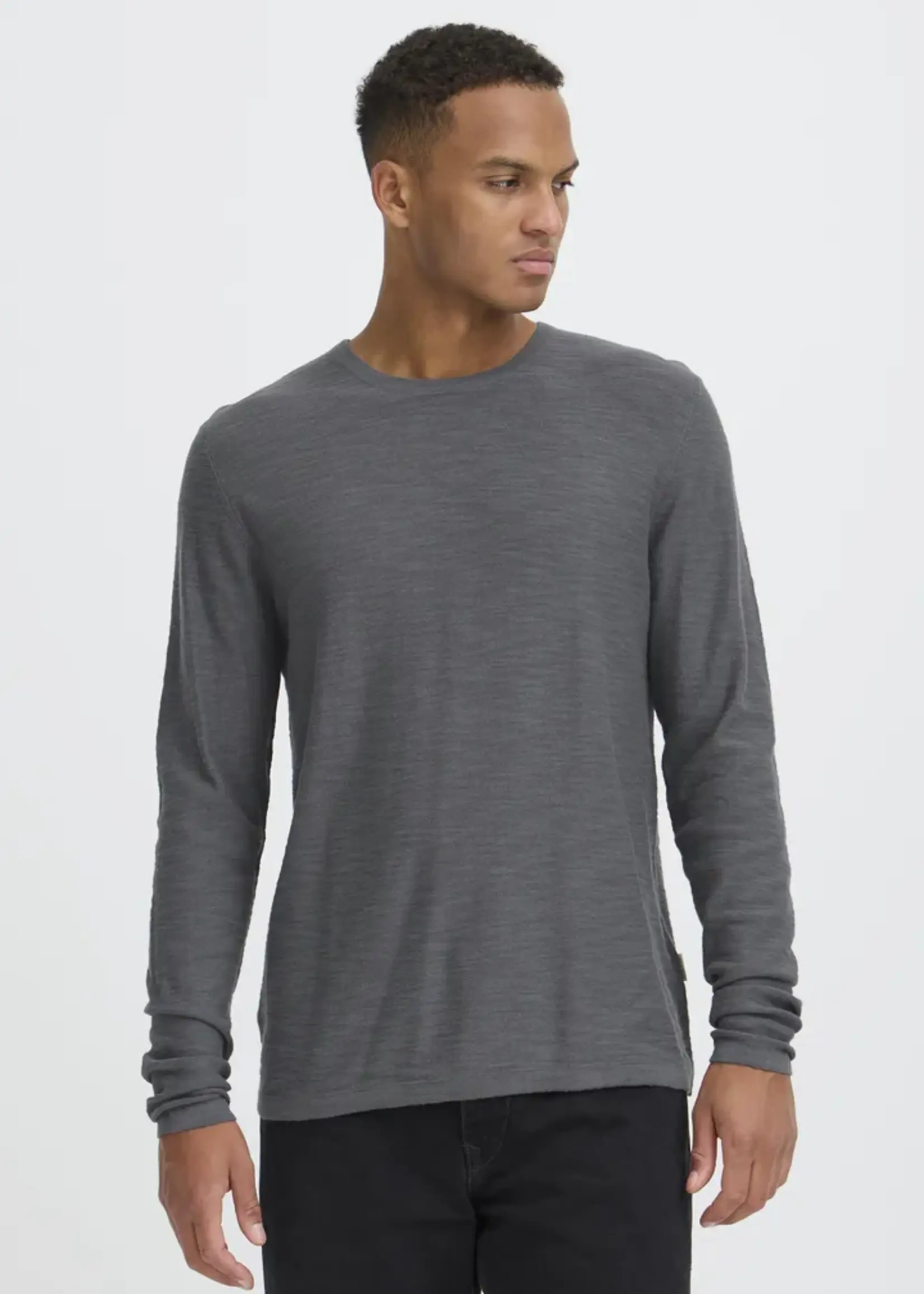 Blend Blend Pull En Maille BHAbas - Iron Gate