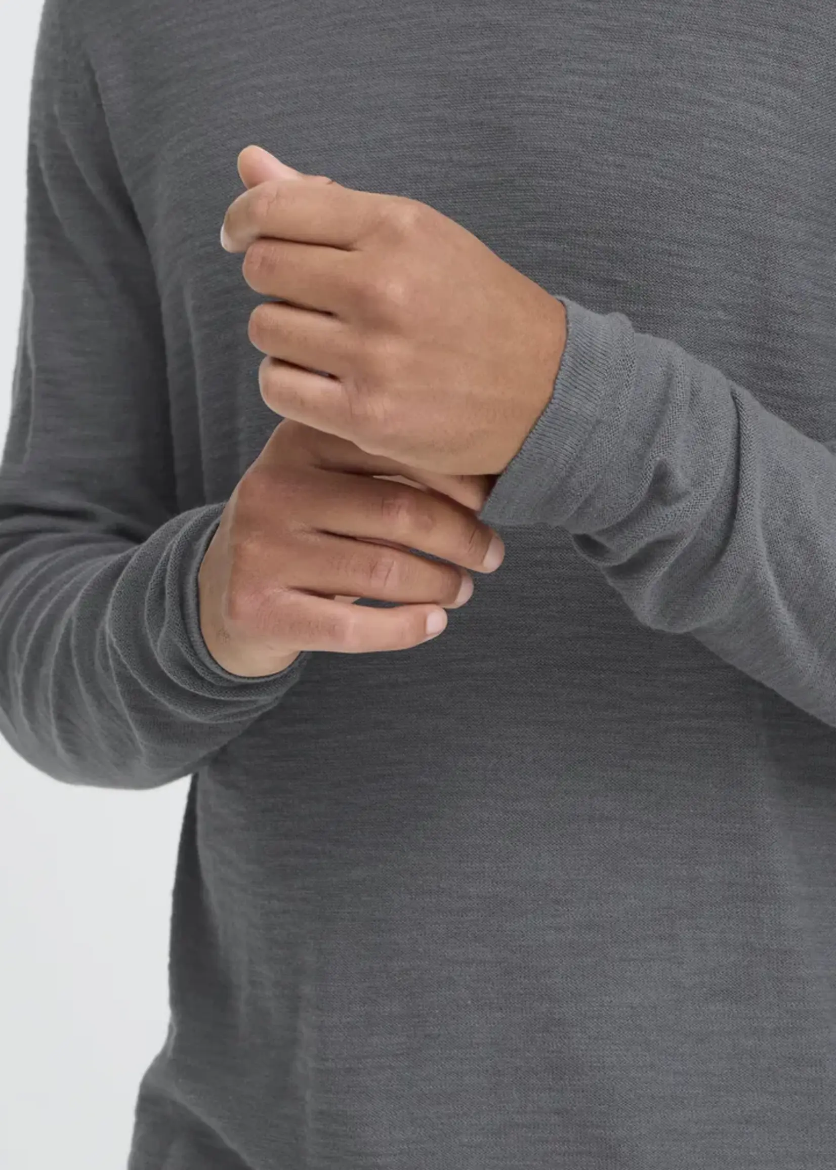 Blend Blend Pull En Maille BHAbas - Iron Gate