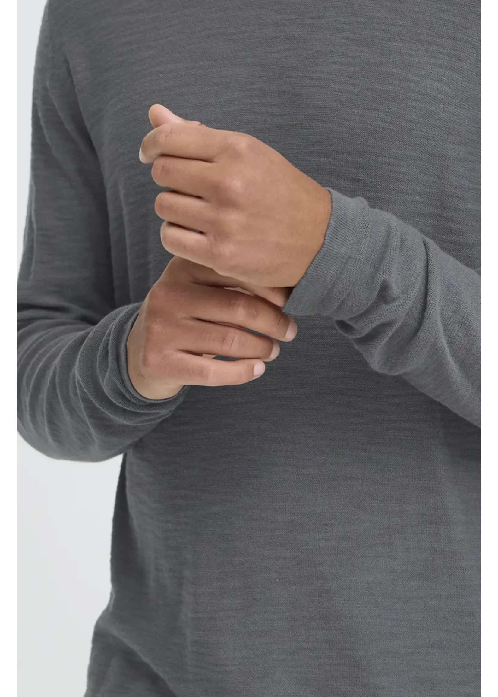 Blend Blend BHAbas Knit Pullover - Iron Gate