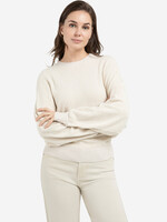 Yaya Women Yaya Women Batwing Contrast Sweater - Kit Beige