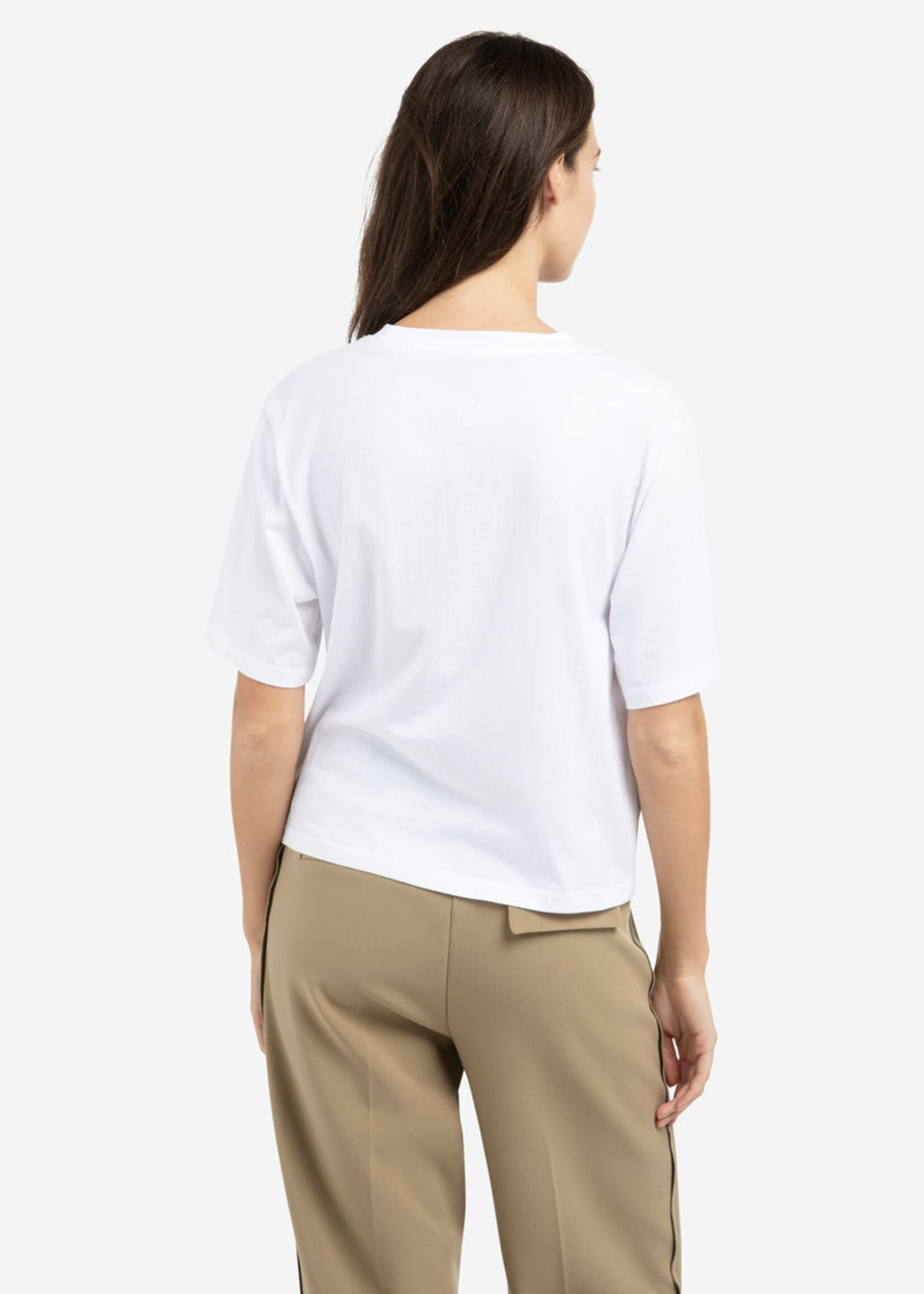 Yaya Women YAYA T-Shirt With Floc - Reed Yellow