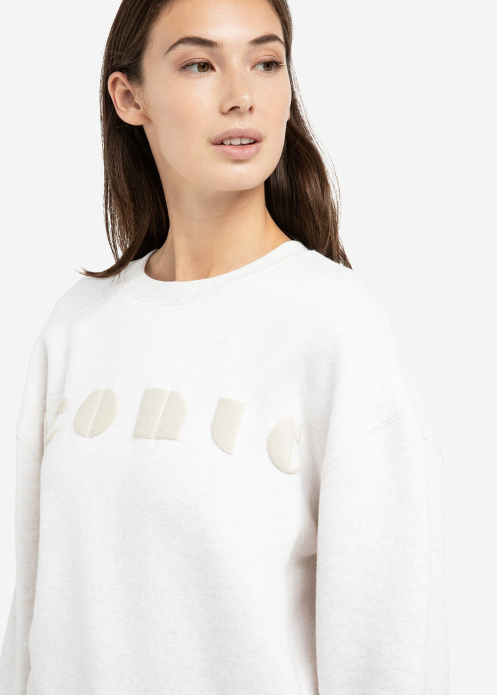 Yaya Women Yaya Women Artwork Sweatshirt - Kit Beige