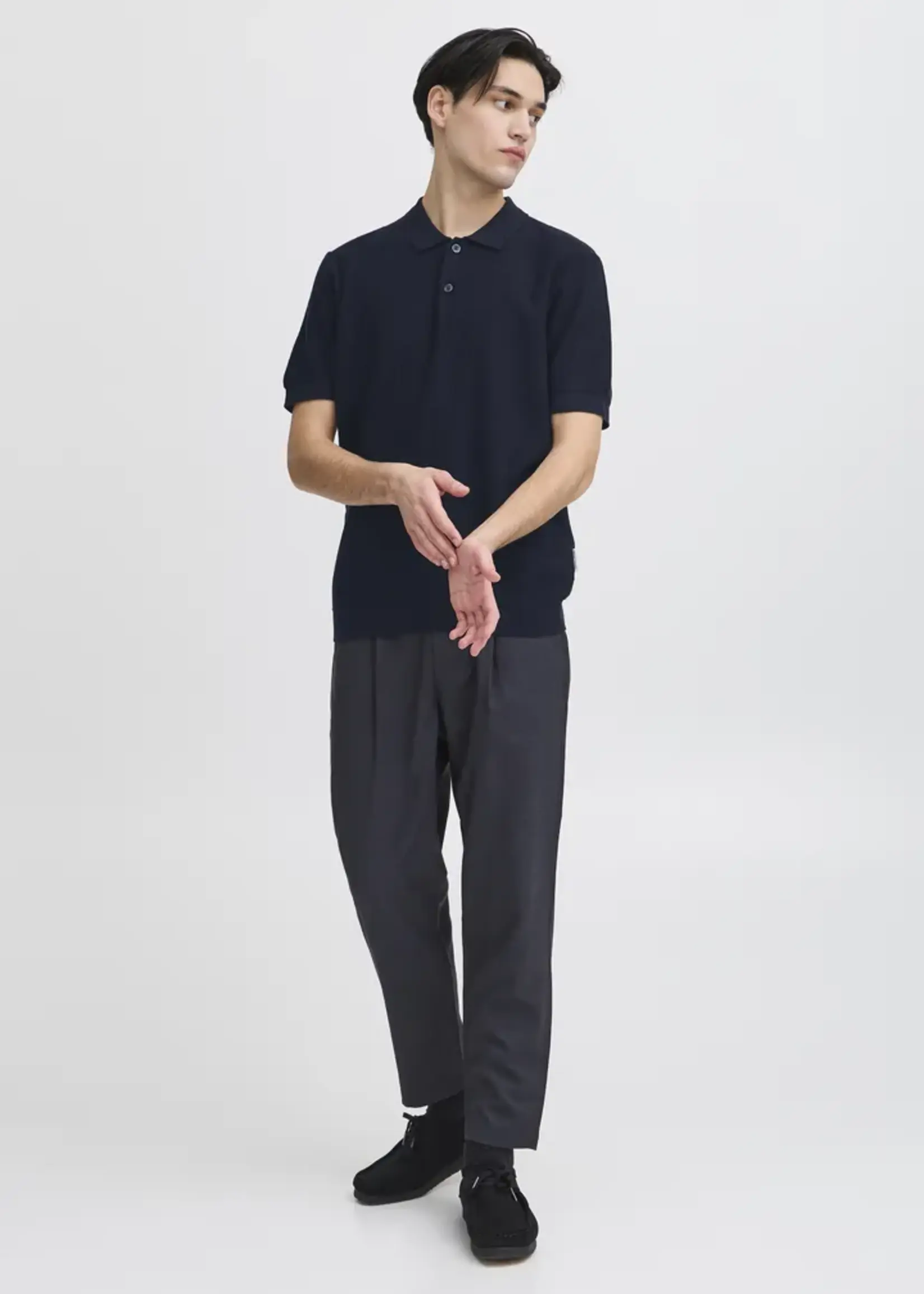 Casual Friday Casual Friday Polo Edward Relaxed Knit - Dark Navy