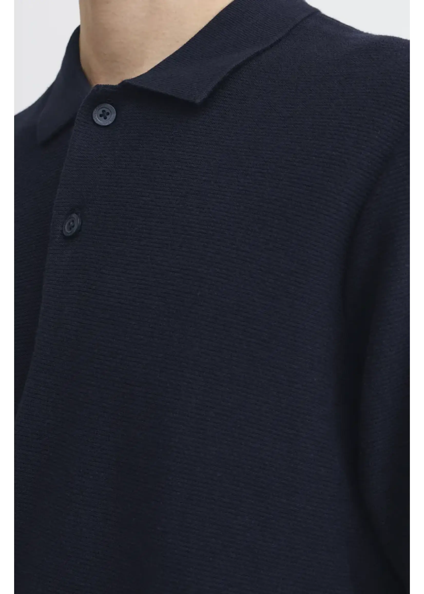 Casual Friday Casual Friday Polo Edward Relaxed Knit - Dark Navy