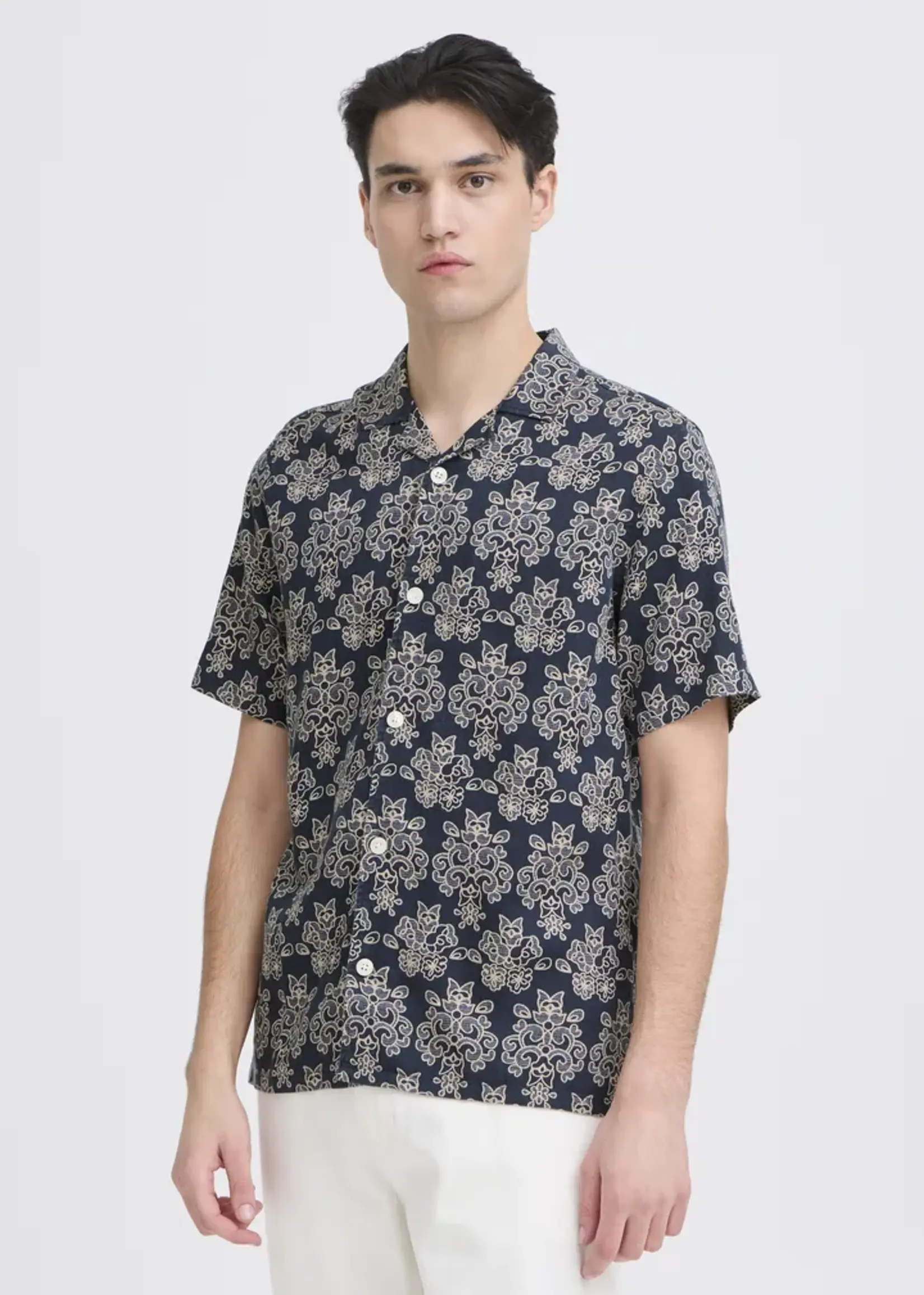 Casual Friday Casual Friday Lindahl Resort Shirt - Navy