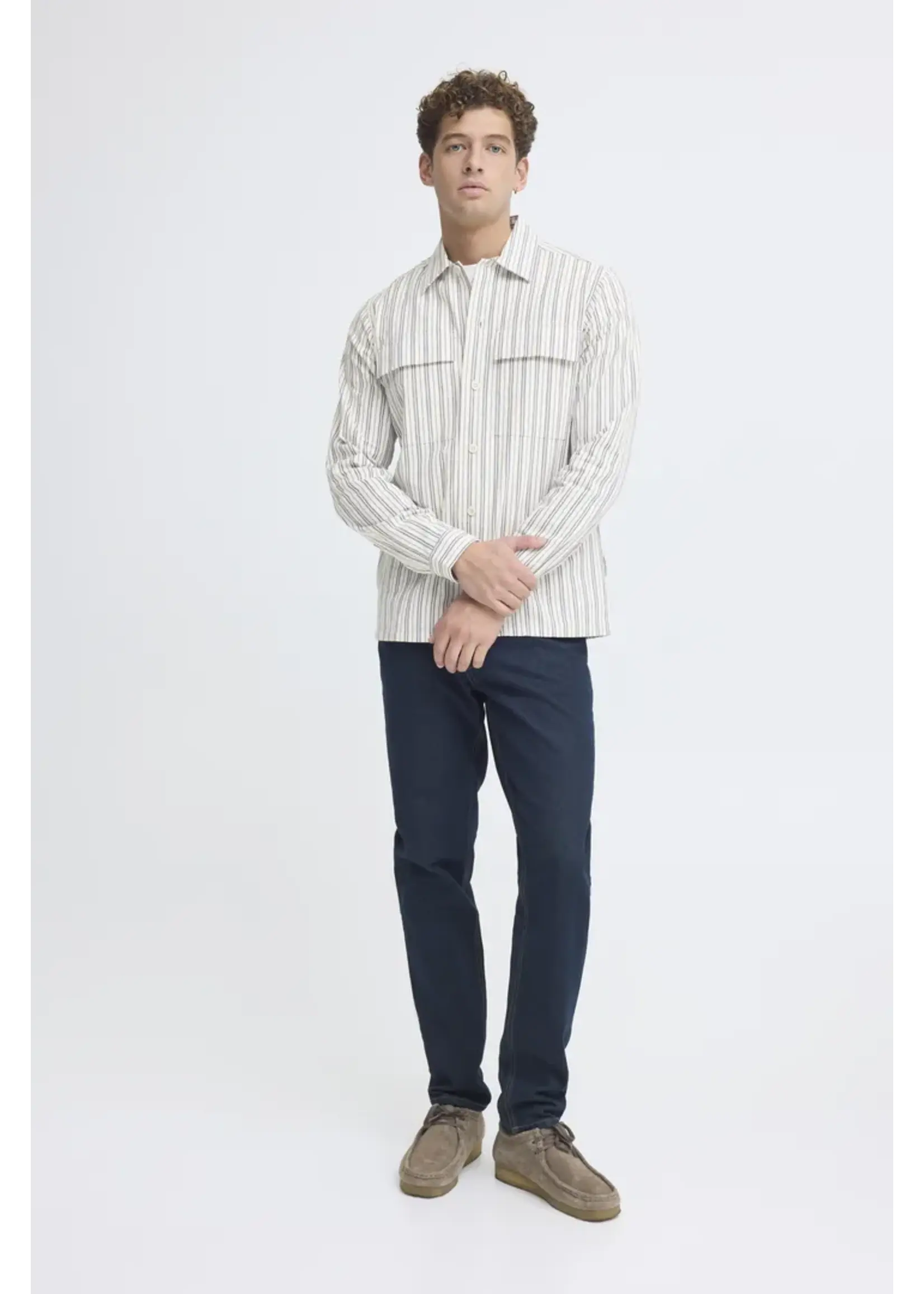 Casual Friday Casual Friday Chemise Rayée Wiberg - Jet Stream