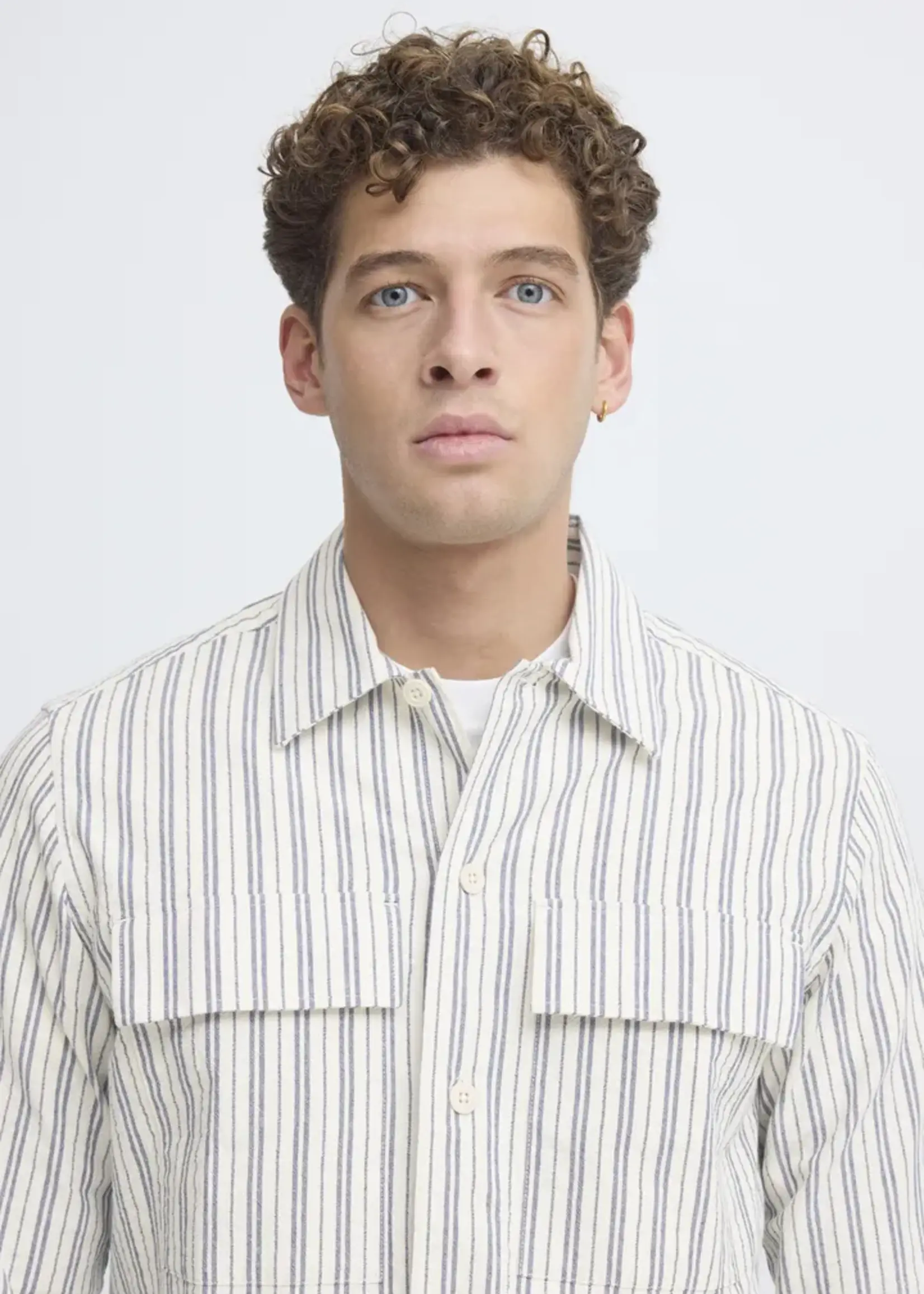 Casual Friday Casual Friday Wiberg Striped Shirt - Jet Stream