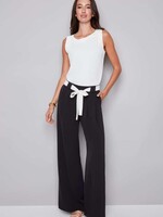 I love Tyler Madison Tyler Madison Fiona Wide Leg Pant - Black