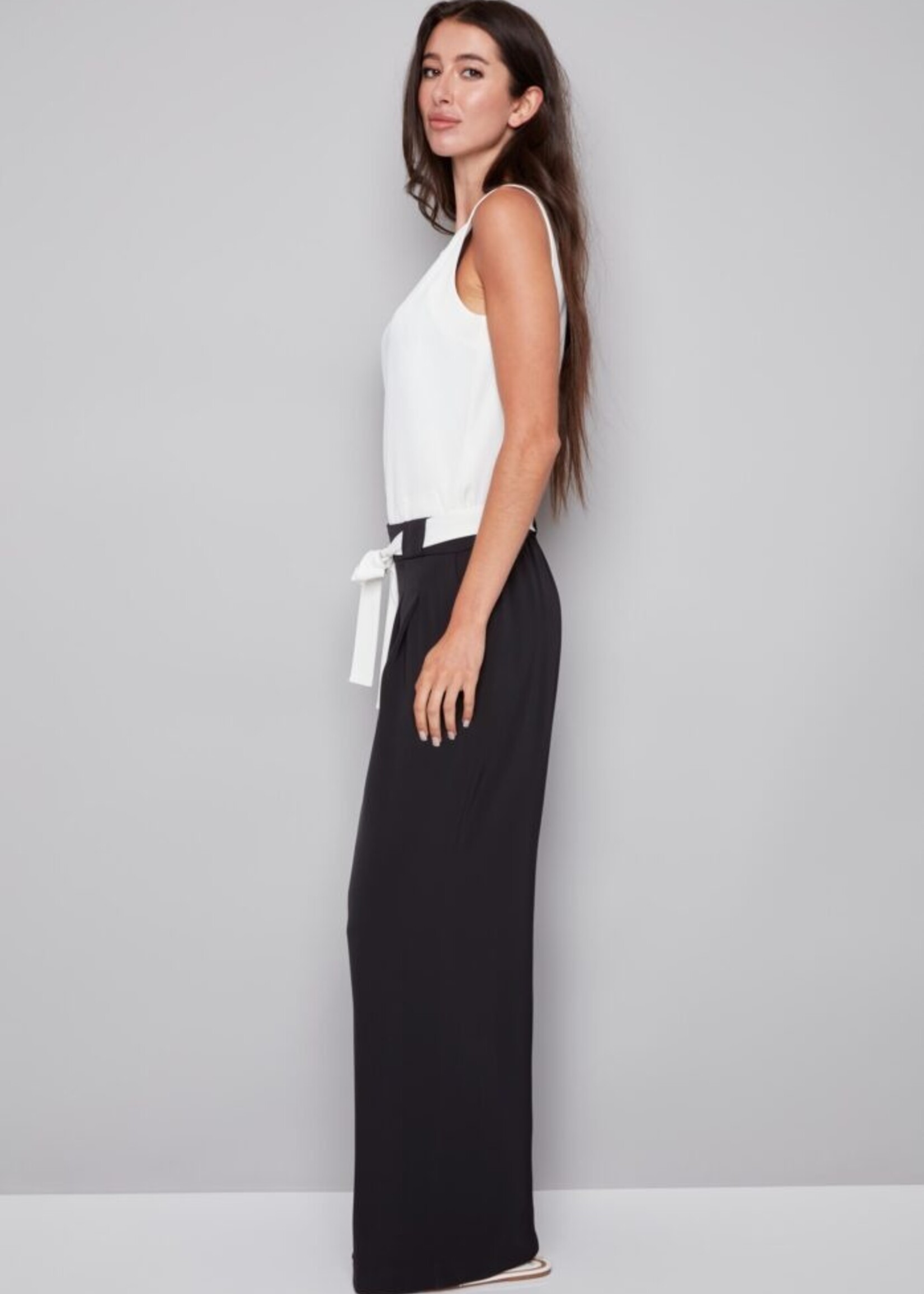 I love Tyler Madison Tyler Madison Fiona Wide Leg Pant - Black
