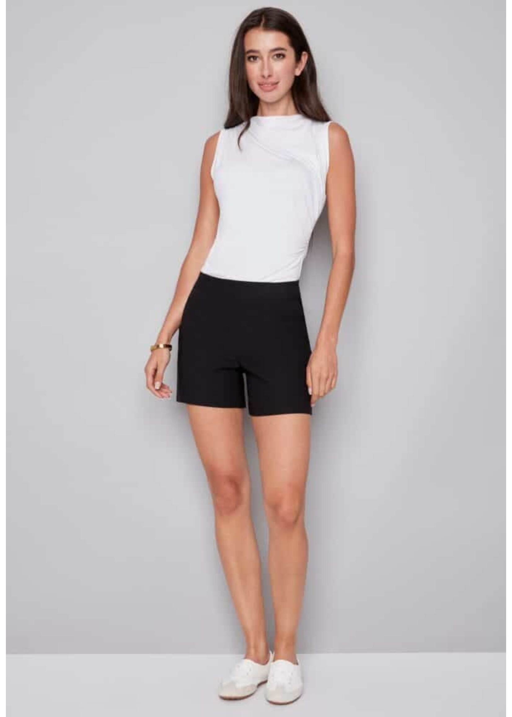 I love Tyler Madison Tyler Madison Lisa Solid Shorts - Black