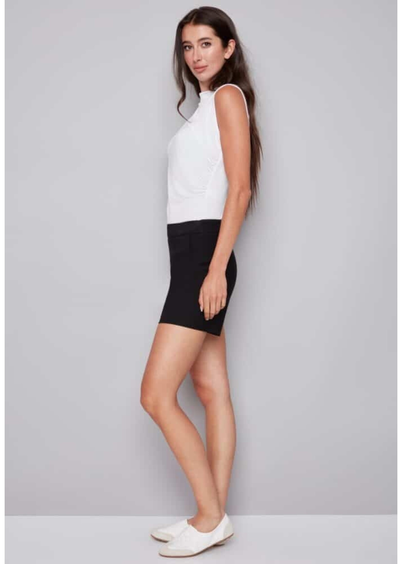I love Tyler Madison Tyler Madison Lisa Solid Shorts - Black