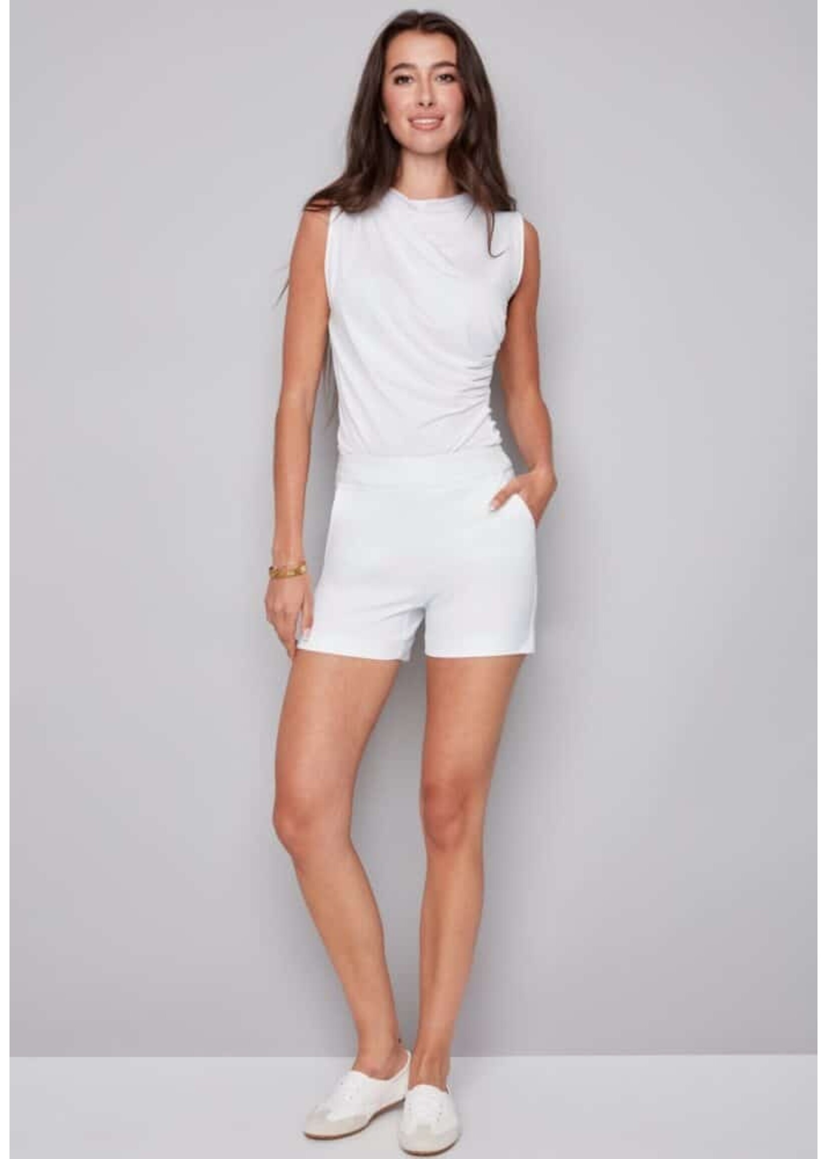 I love Tyler Madison Tyler Madison Short Lisa Uni - Blanc