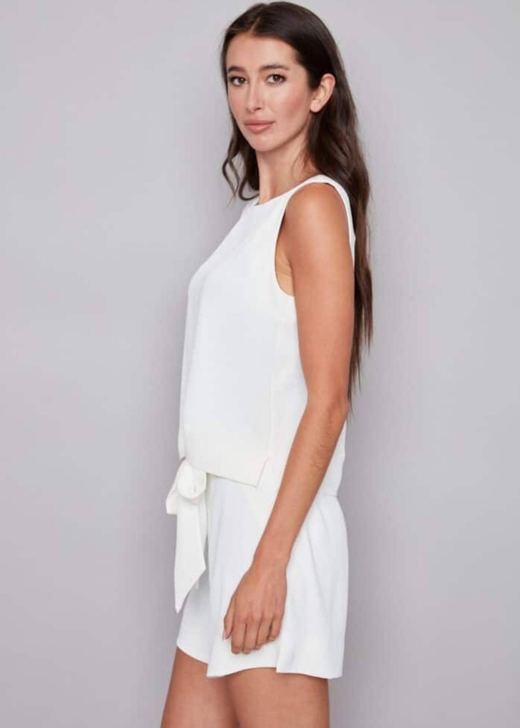 I love Tyler Madison Tyler Madison Gianna Sleeveless Tank - Cream