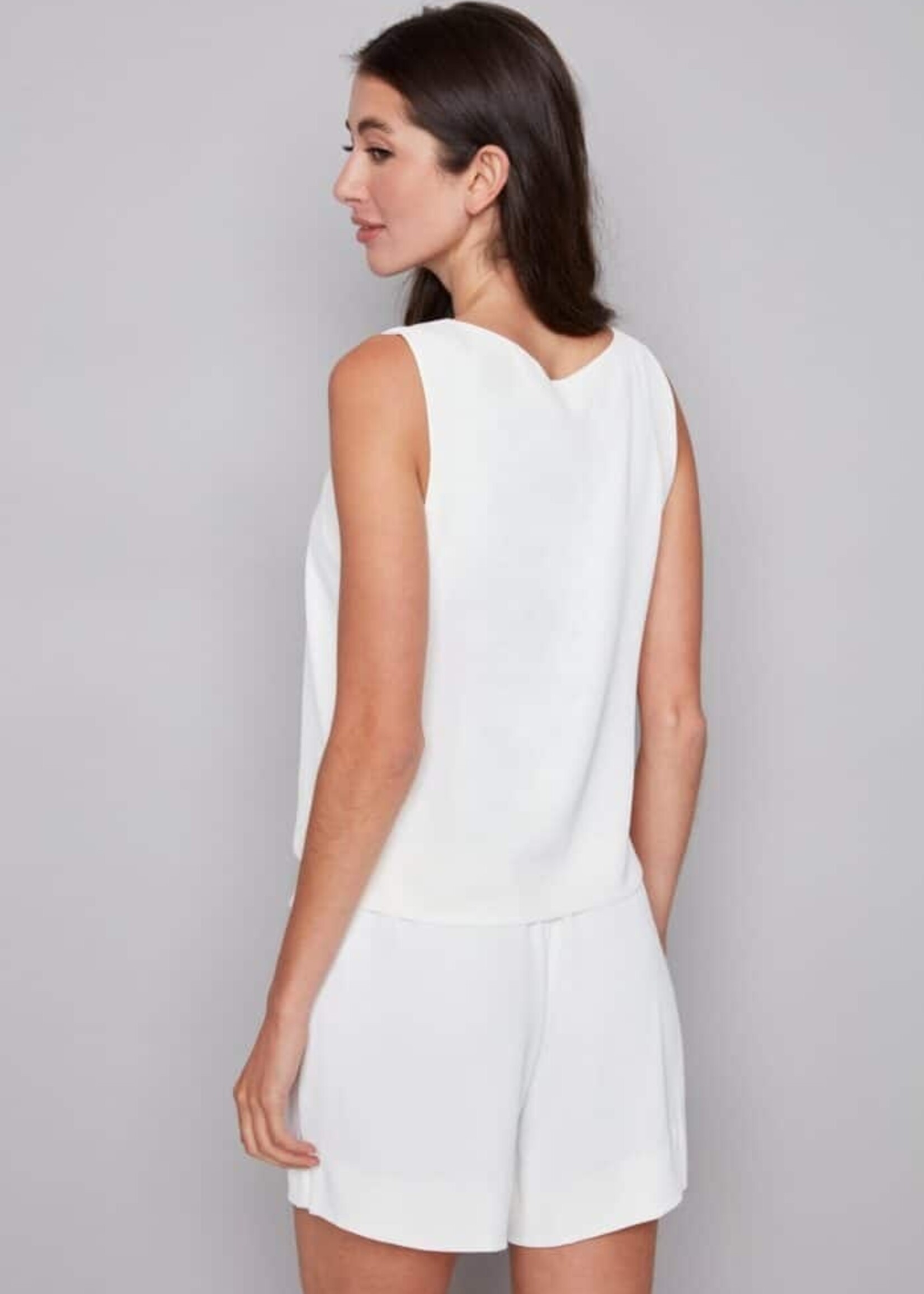 I love Tyler Madison Tyler Madison Gianna Sleeveless Tank - Cream