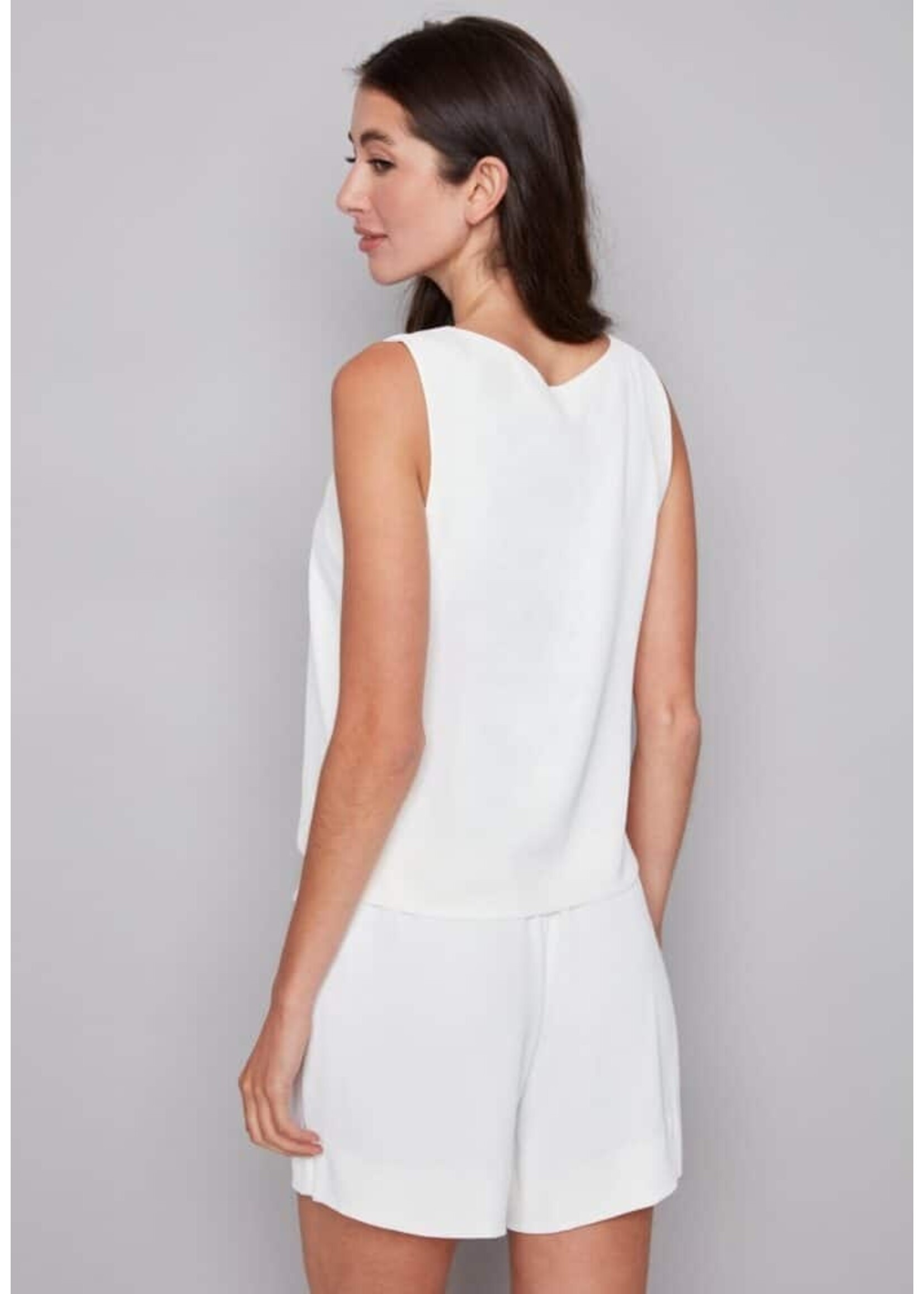 I love Tyler Madison Tyler Madison Gianna Sleeveless Tank - Cream