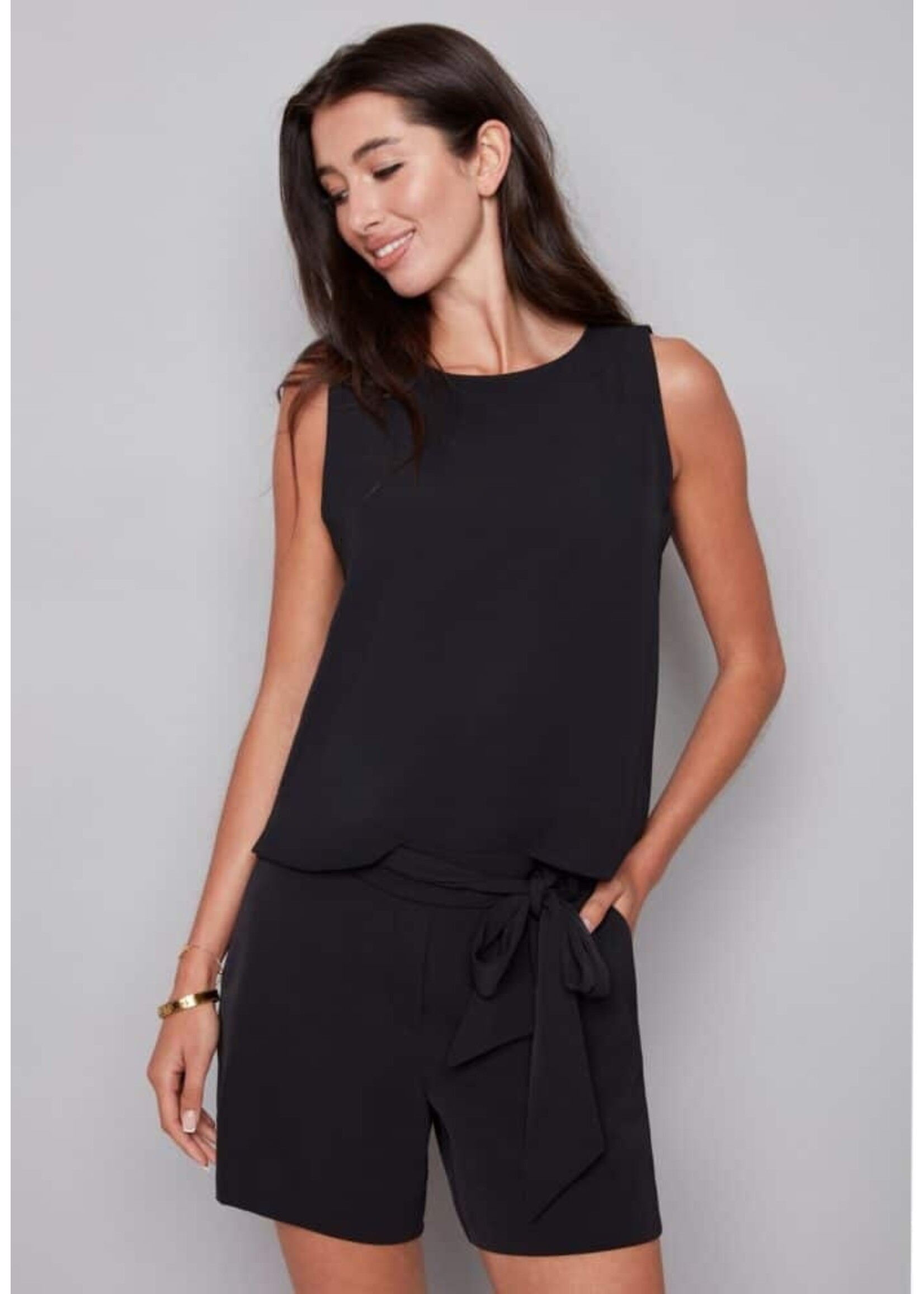 I love Tyler Madison Tyler Madison Gianna Sleeveless Tank - Black