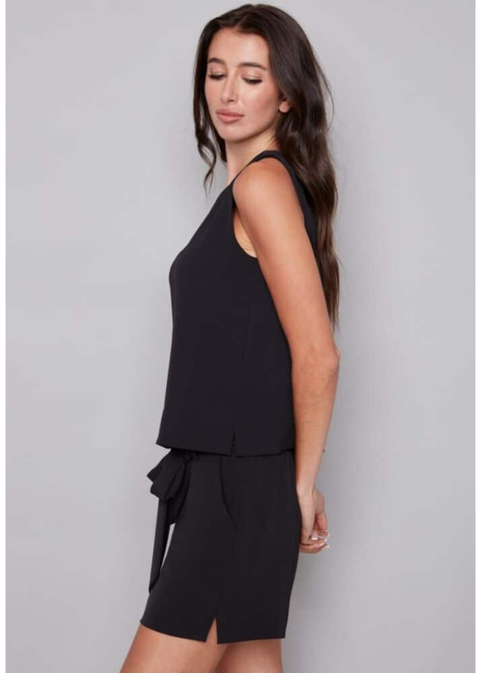 I love Tyler Madison Tyler Madison Gianna Sleeveless Tank - Black
