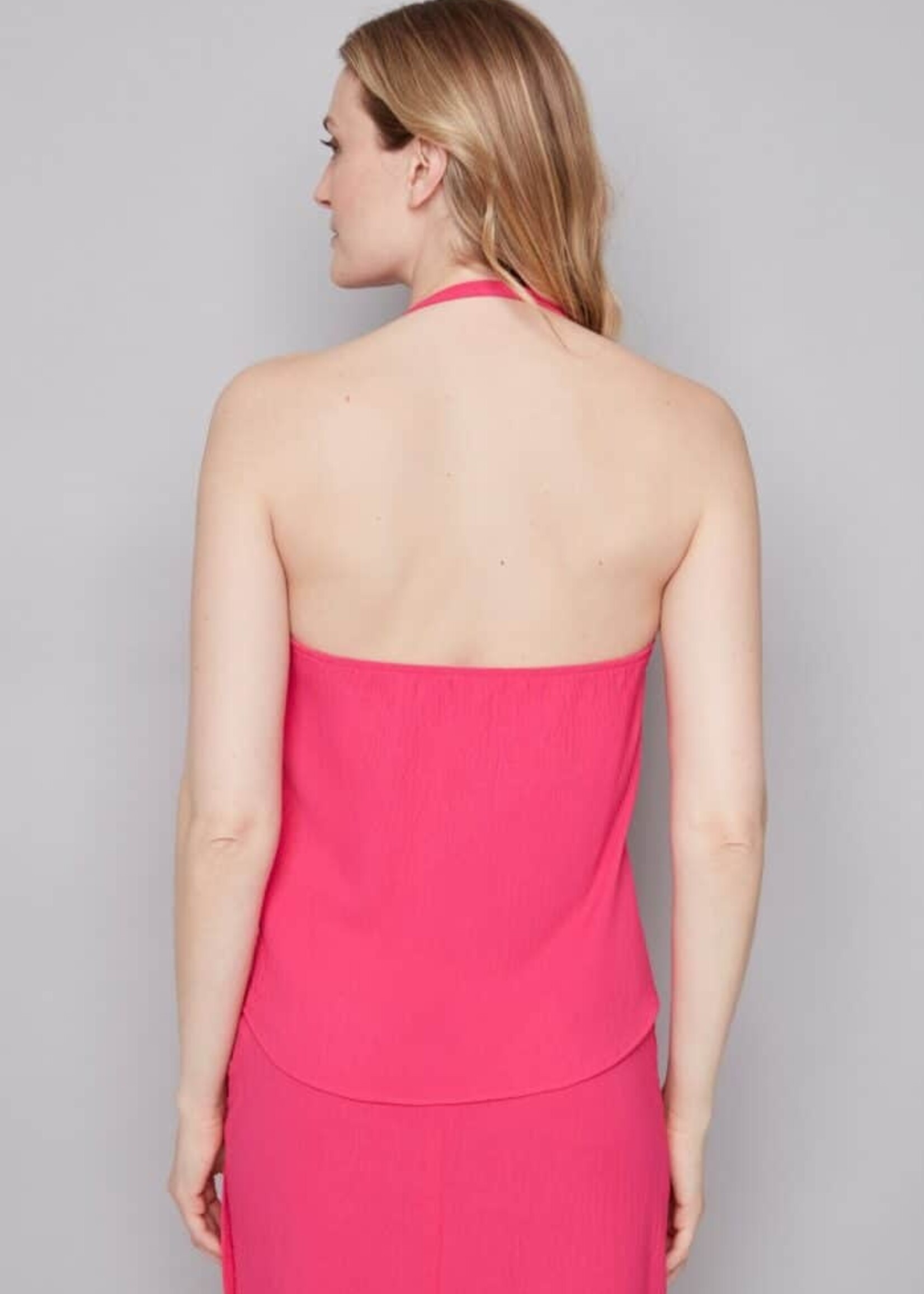 I love Tyler Madison Tyler Madison Rose Halter Top - Raspberry