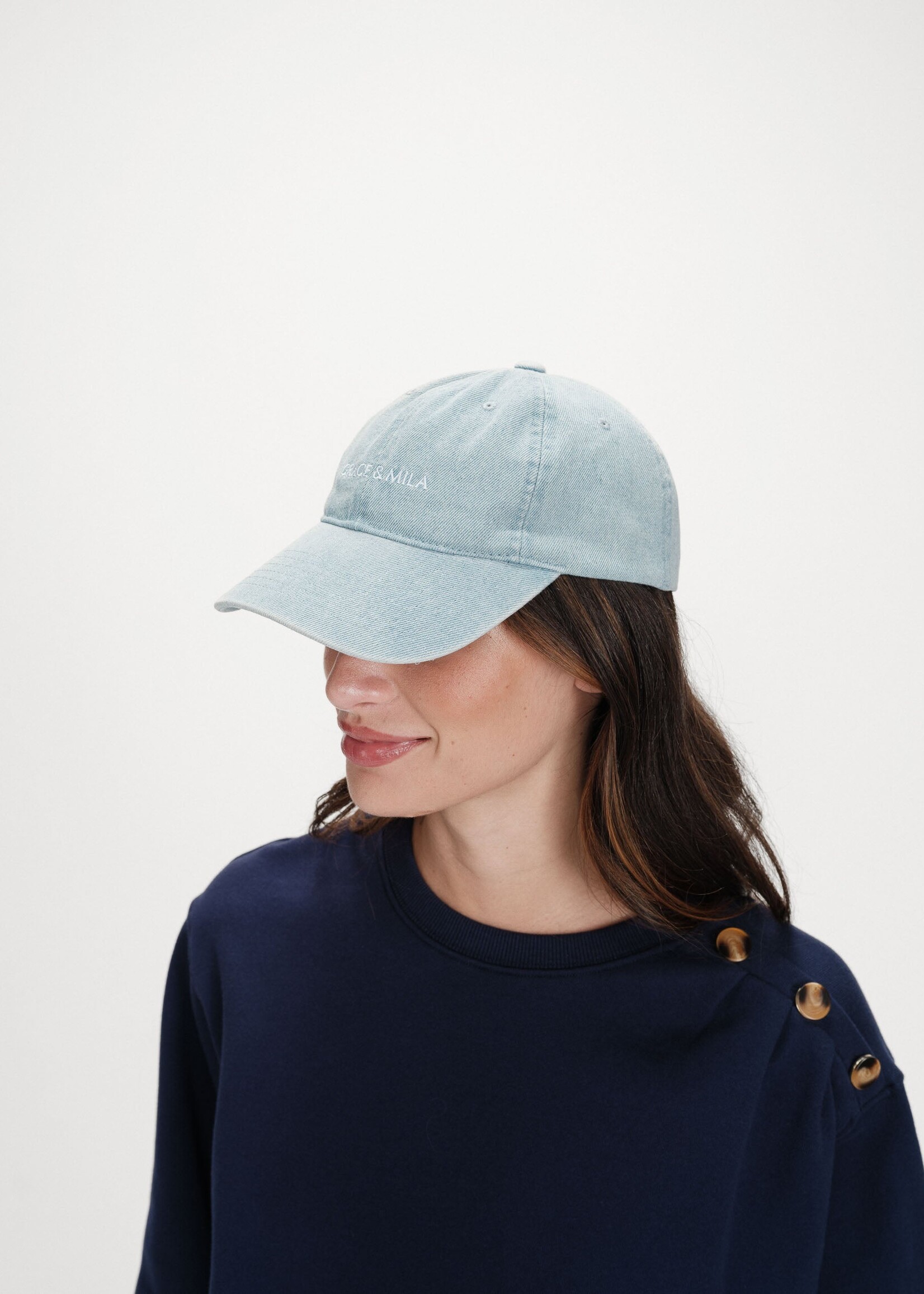 Grace and Mila Grace & Mila Casquette Slimane - Sky Blue