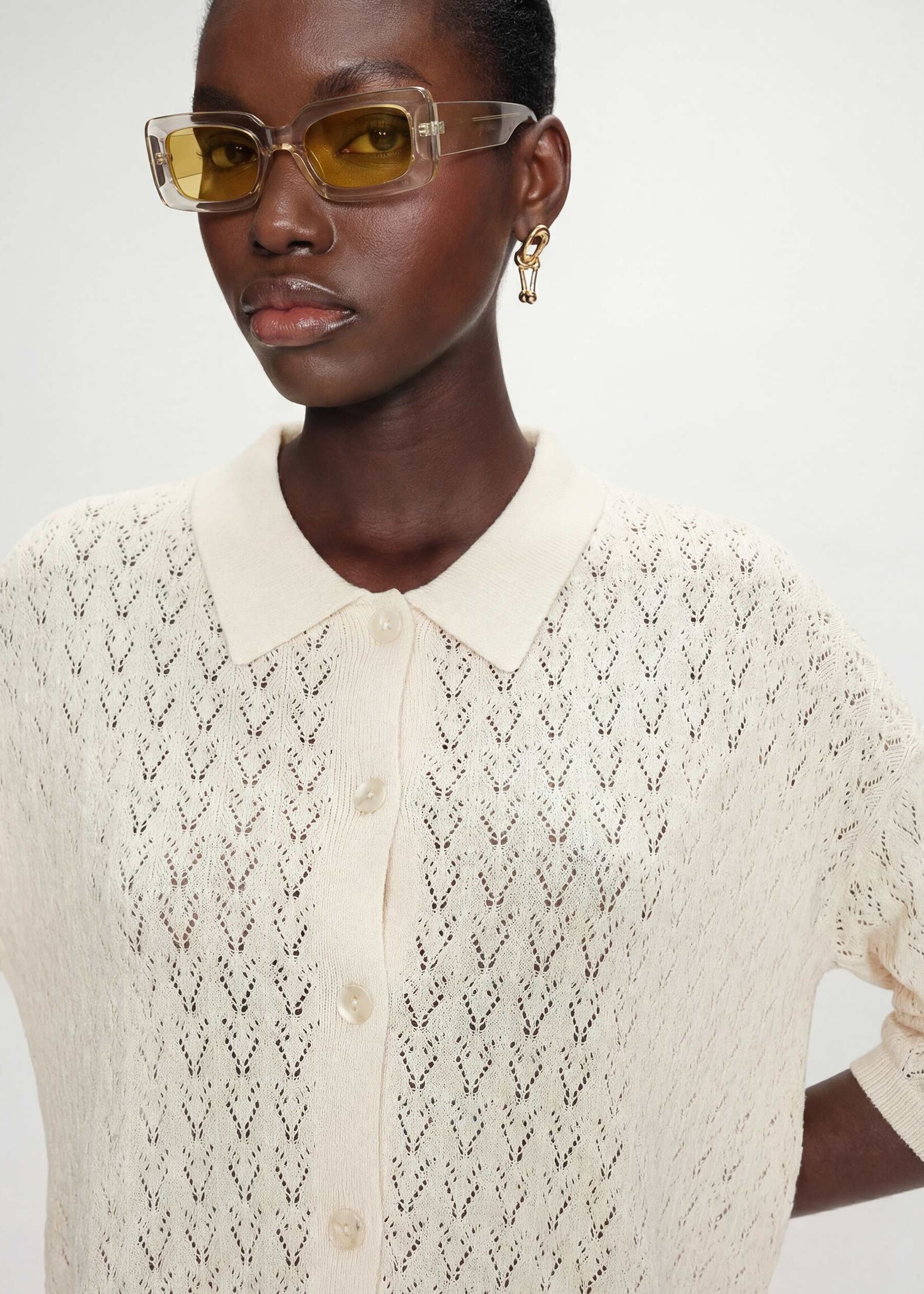 Grace and Mila Grace & Mila Vadim Cardigan - Ecru