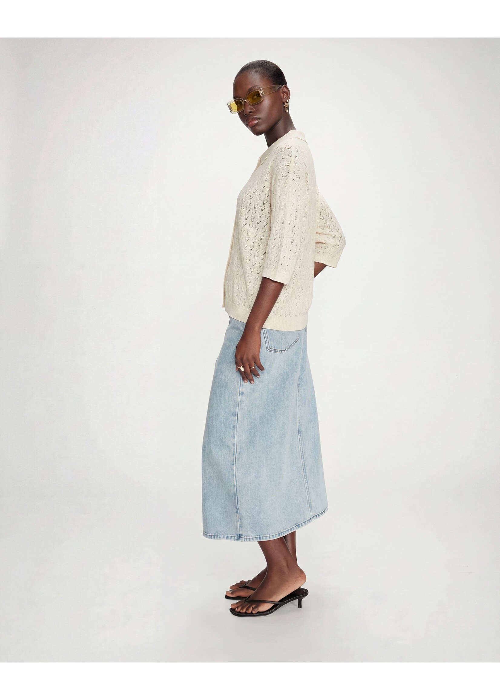 Grace and Mila Grace & Mila Vadim Cardigan - Ecru