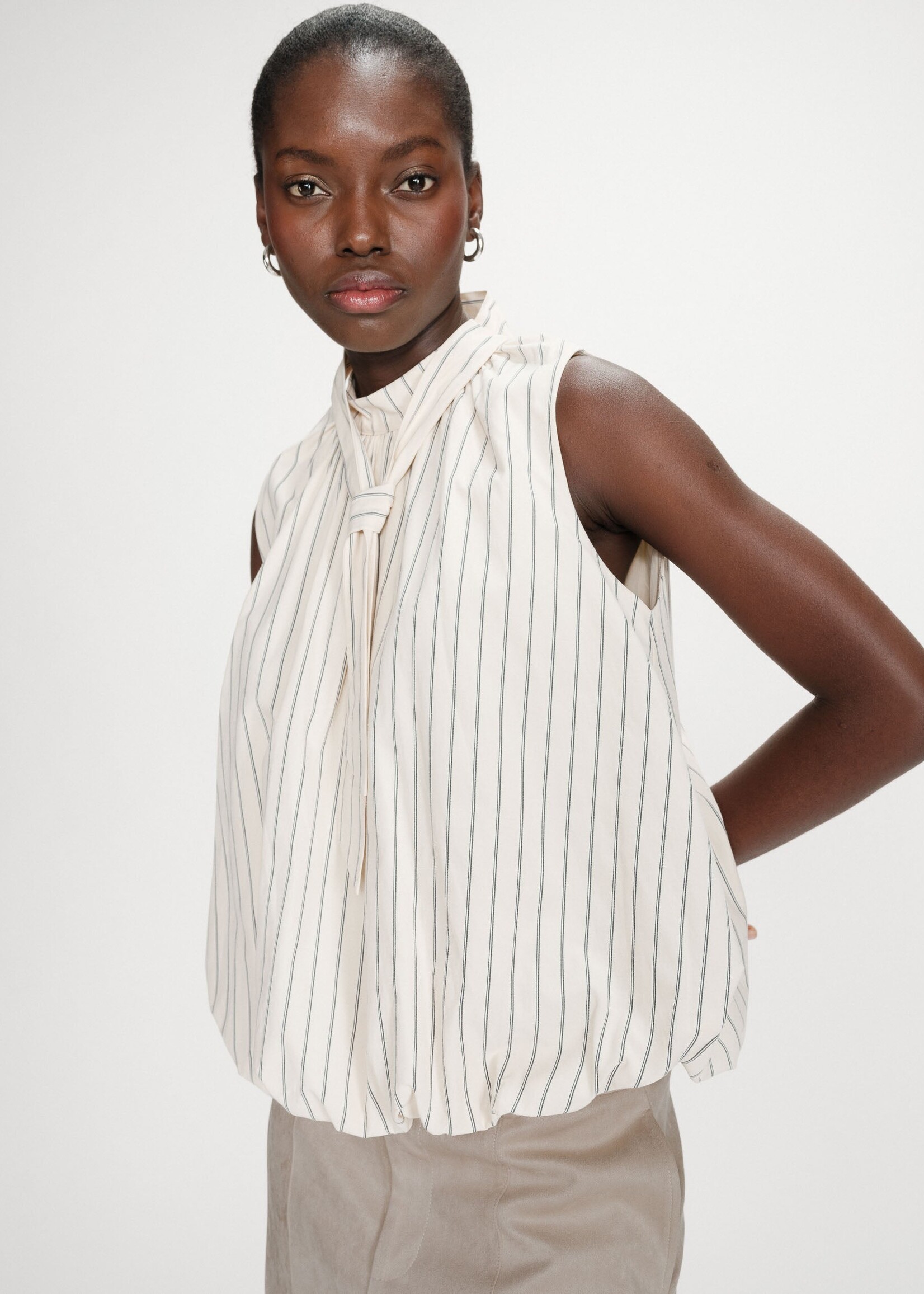 Grace and Mila Grace & Mila Vanya Top - Vanilla