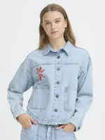 ICHI ICHI IHBauve Jacket - Light Blue