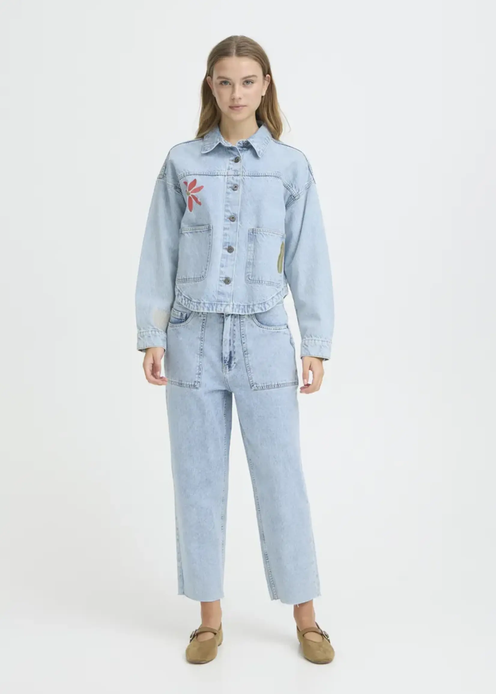 ICHI ICHI Veste IHBauve - Light Blue