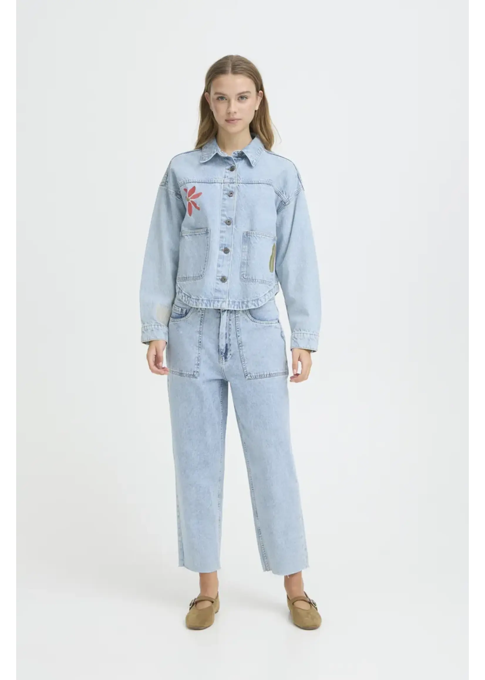 ICHI ICHI Veste IHBauve - Light Blue