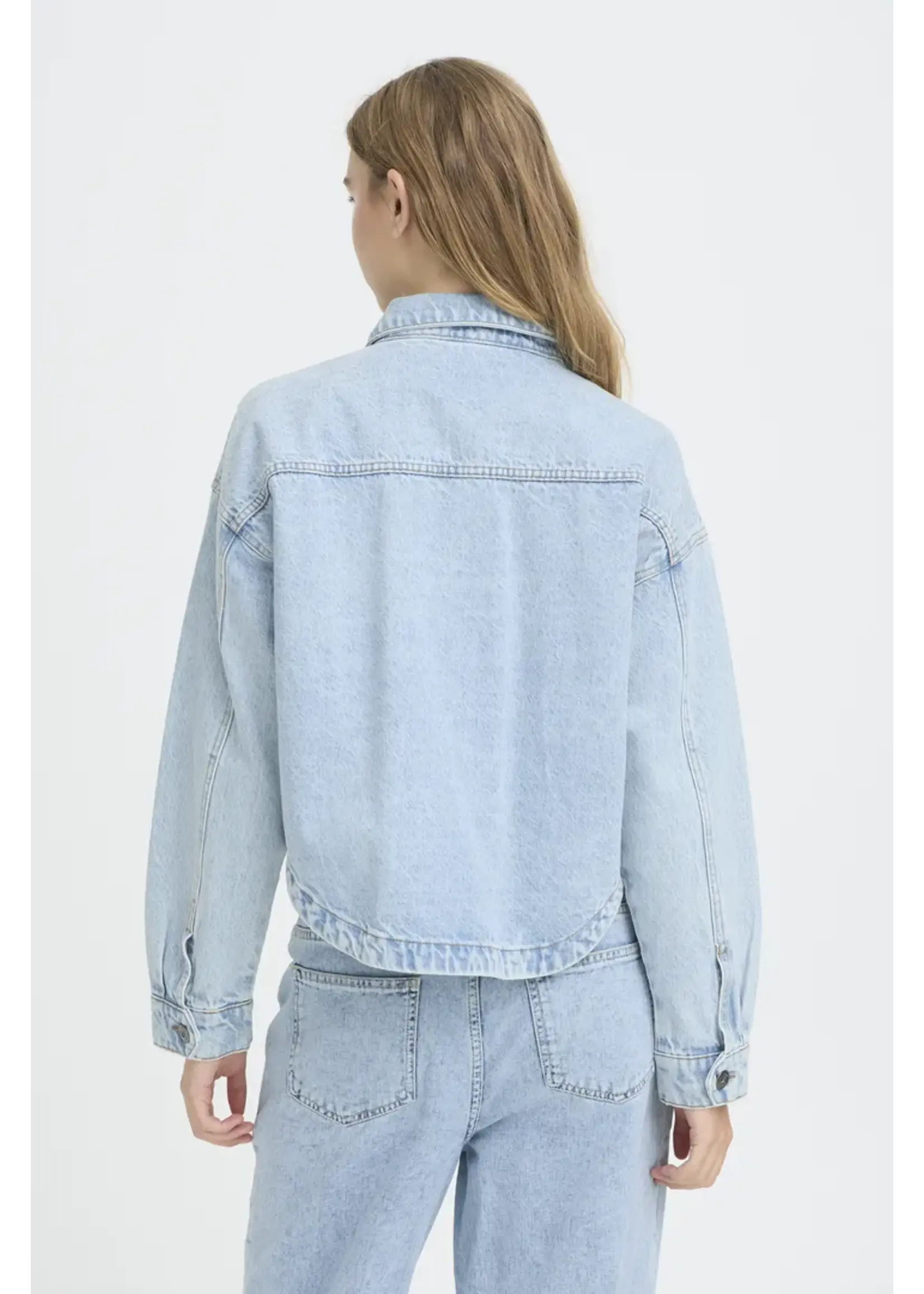 ICHI ICHI IHBauve Jacket - Light Blue