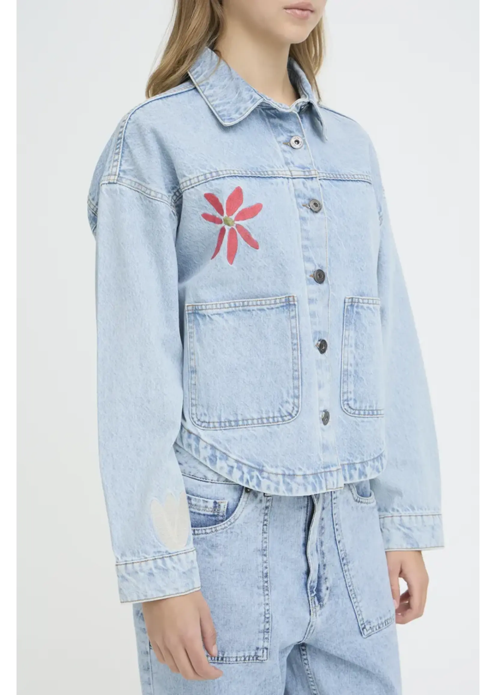 ICHI ICHI IHBauve Jacket - Light Blue