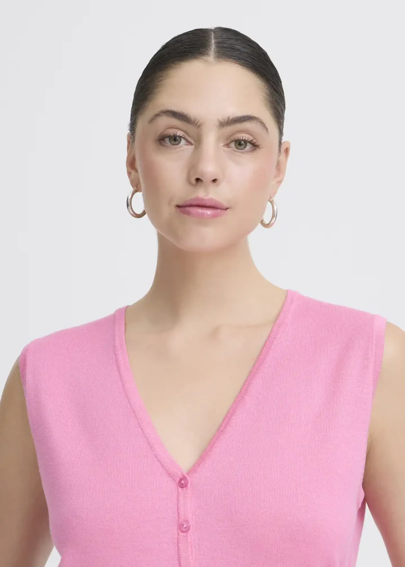 ICHI ICHI IHLuls Waistcoat - Wild Orchid