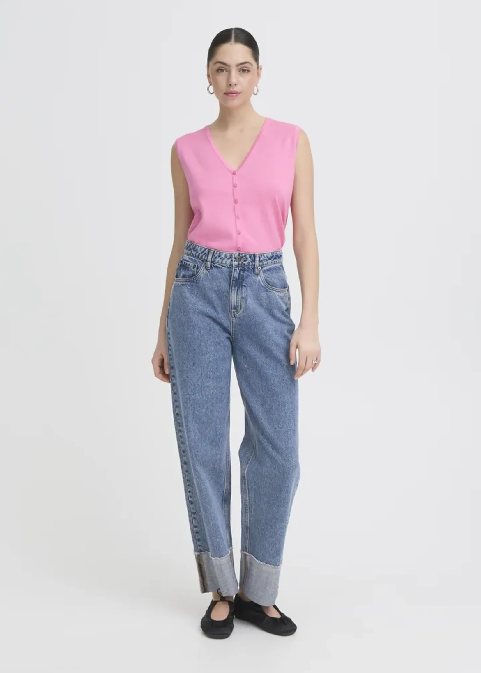 ICHI ICHI IHLuls Waistcoat - Wild Orchid