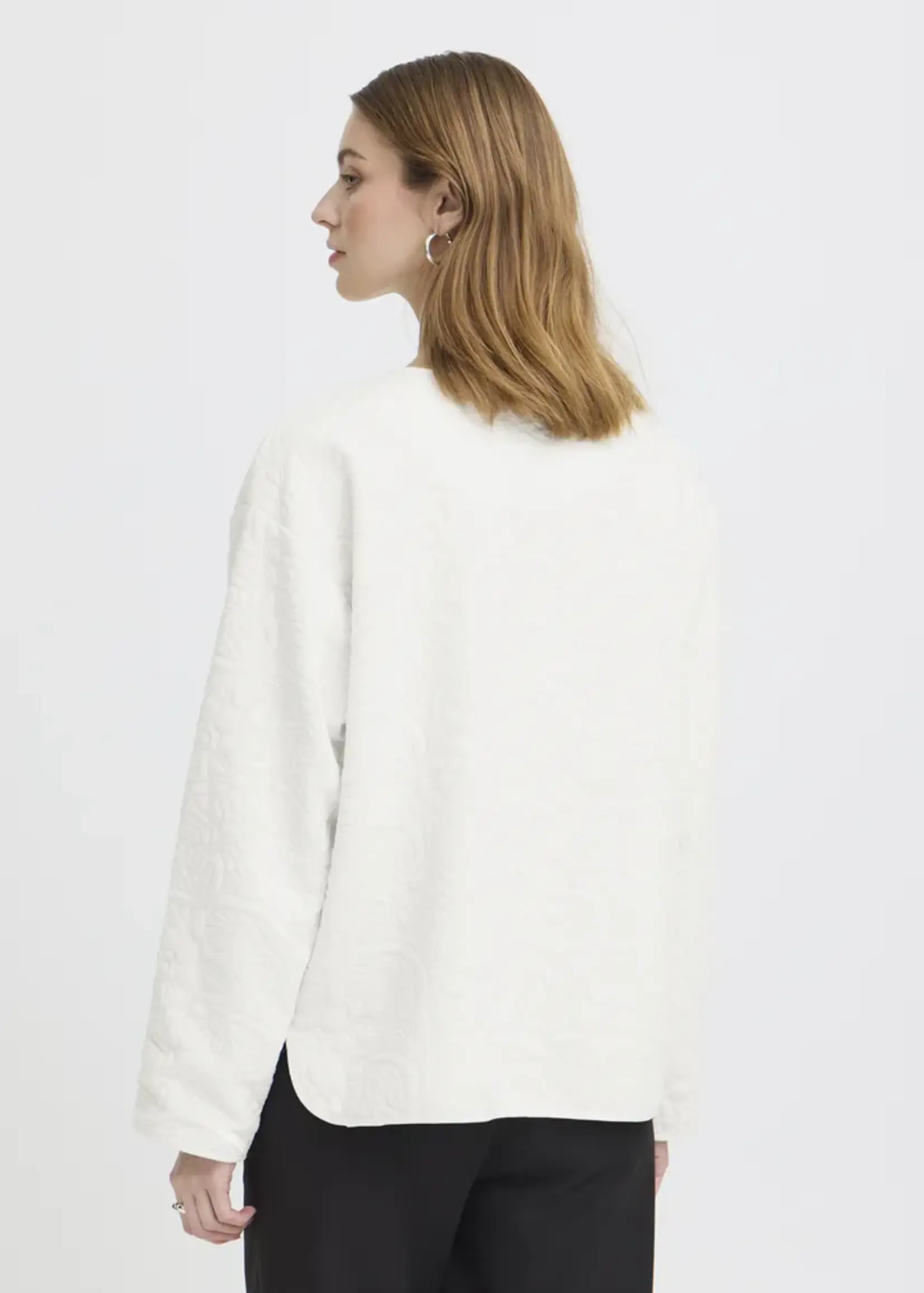 ICHI ICHI IHKate Quilted Jacket - Cloud Dancer