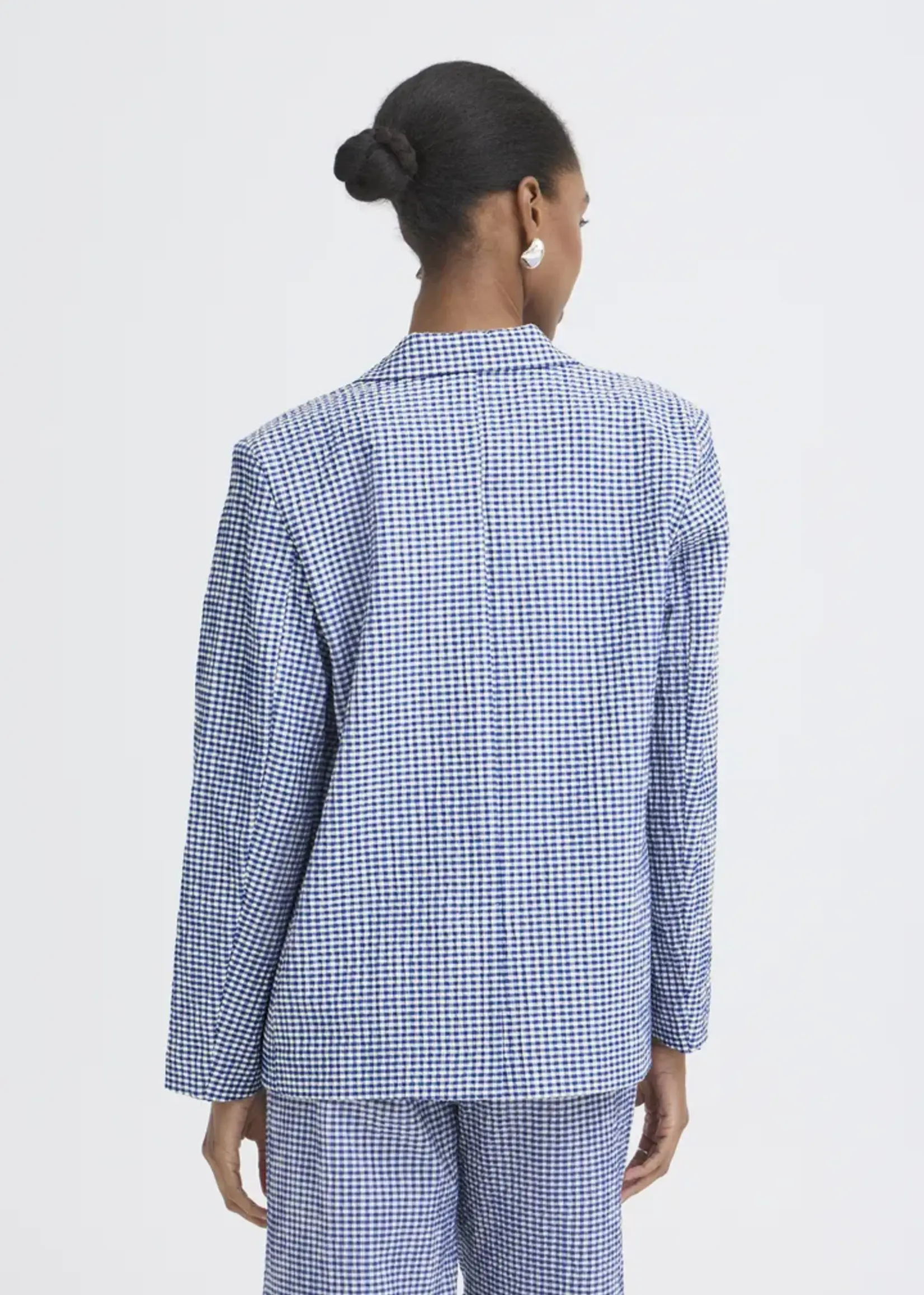 ICHI ICHI IHJilma Blazer - Blue/White